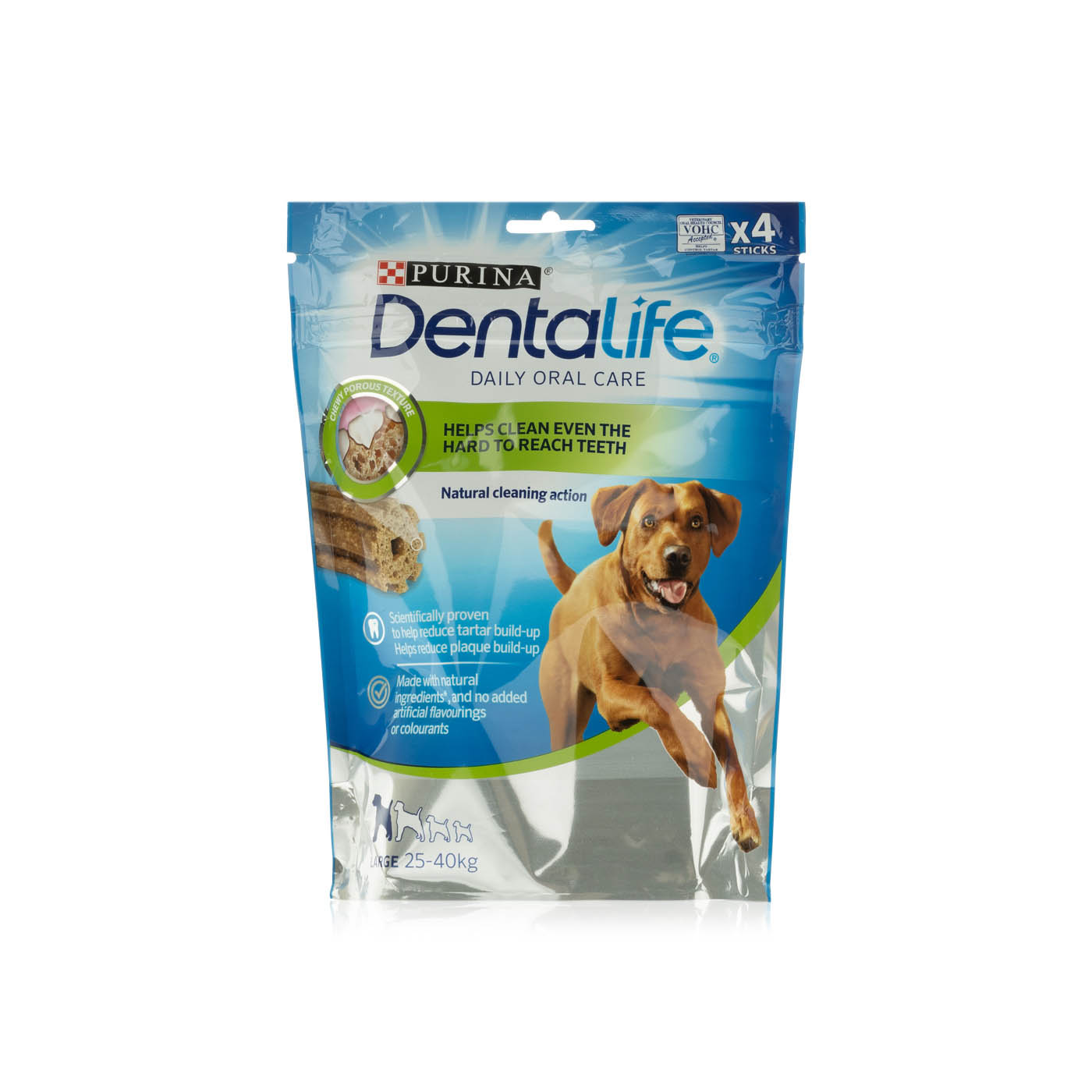 DENTALIFE LARGE DOG TREATS 4 STICKS 142G
