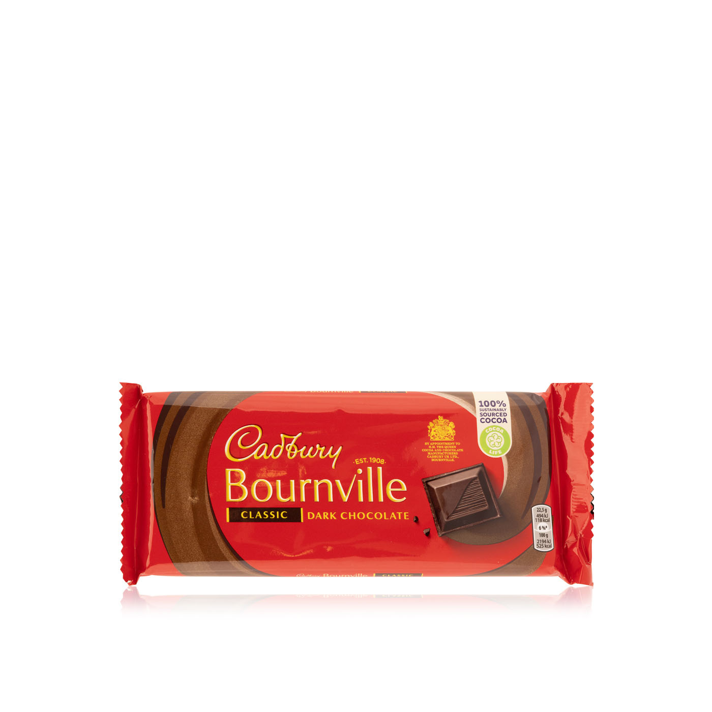 Cadbury Bournville Classic Dark Chocolate Bar 180g - Spinneys UAE