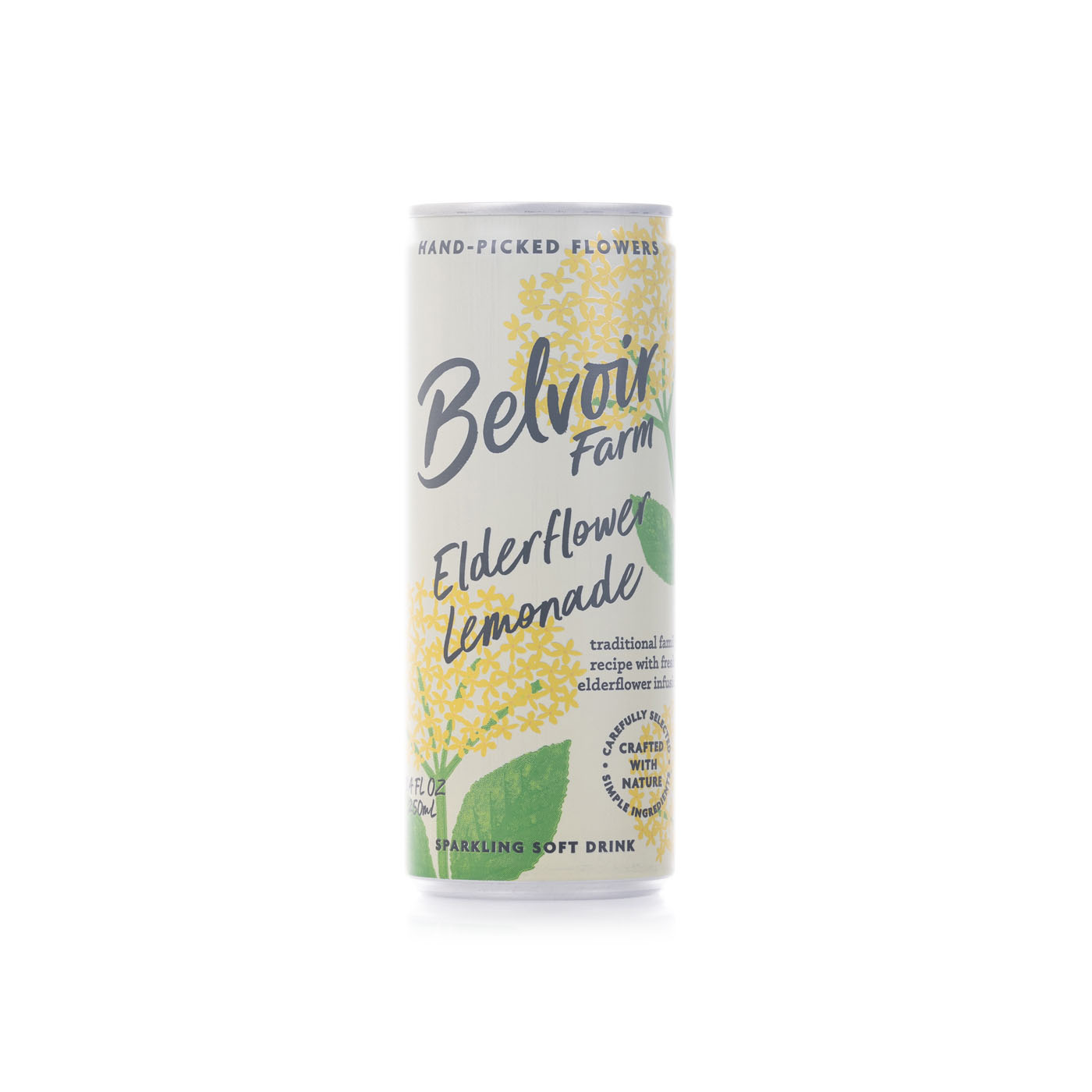 Belvoir Farm Elderflower Lemonade Sparkling Soft Drink 250ml