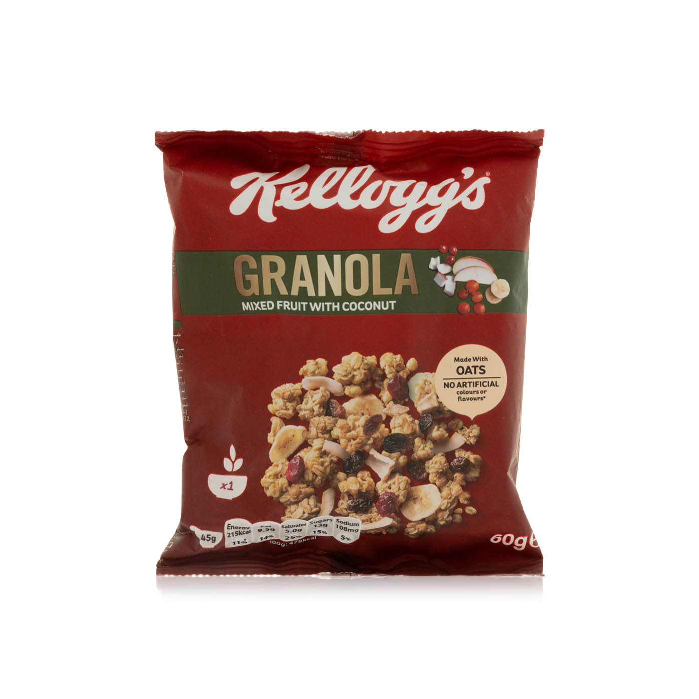 Kellogg's Granola Mixed Fruits 60g - Spinneys UAE