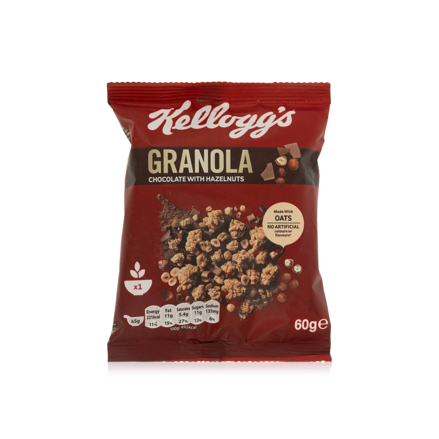 Kellogg's granola chocolate hazelnuts 60g Spinneys UAE
