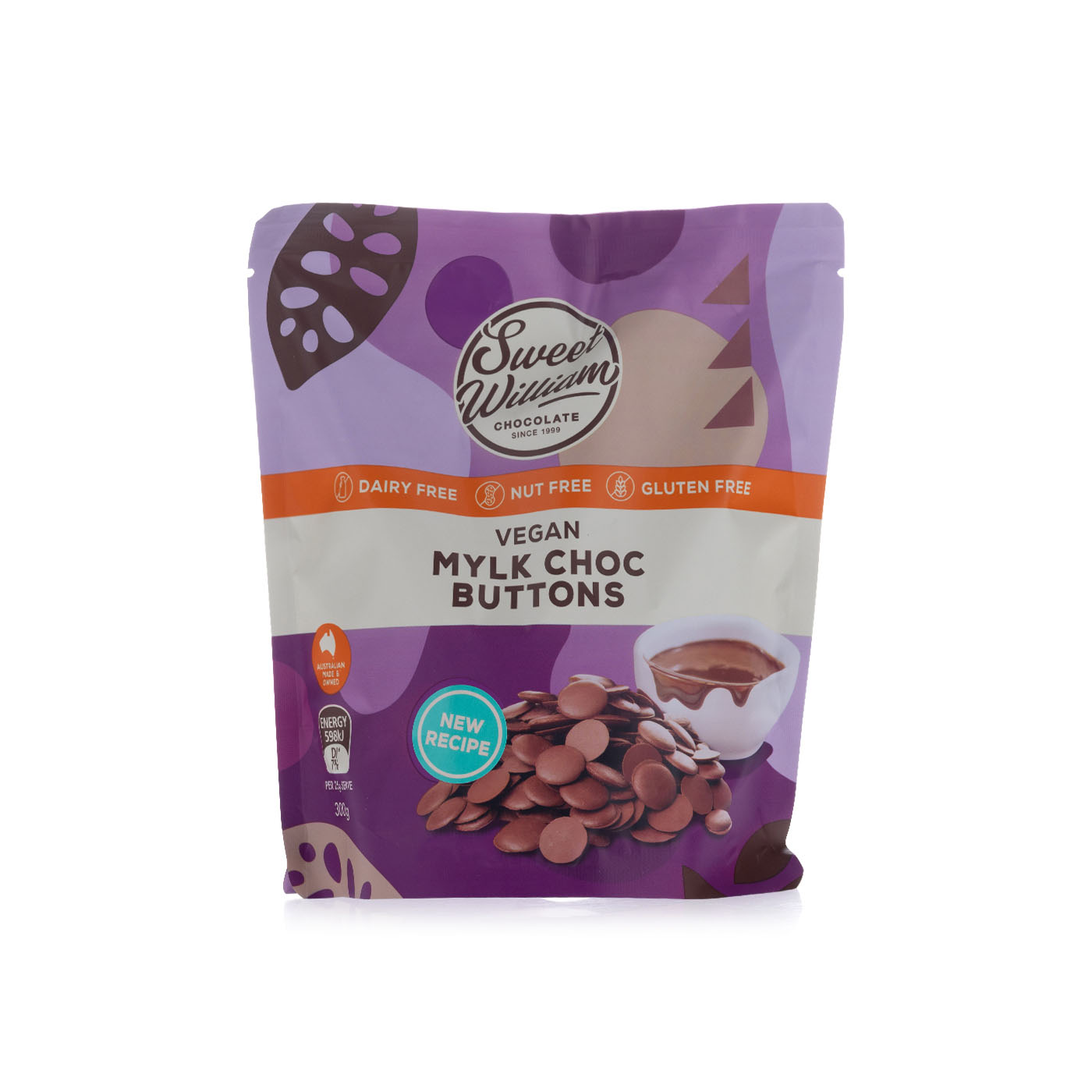 Sweet William mylk chocolate baking buttons 300g Spinneys UAE