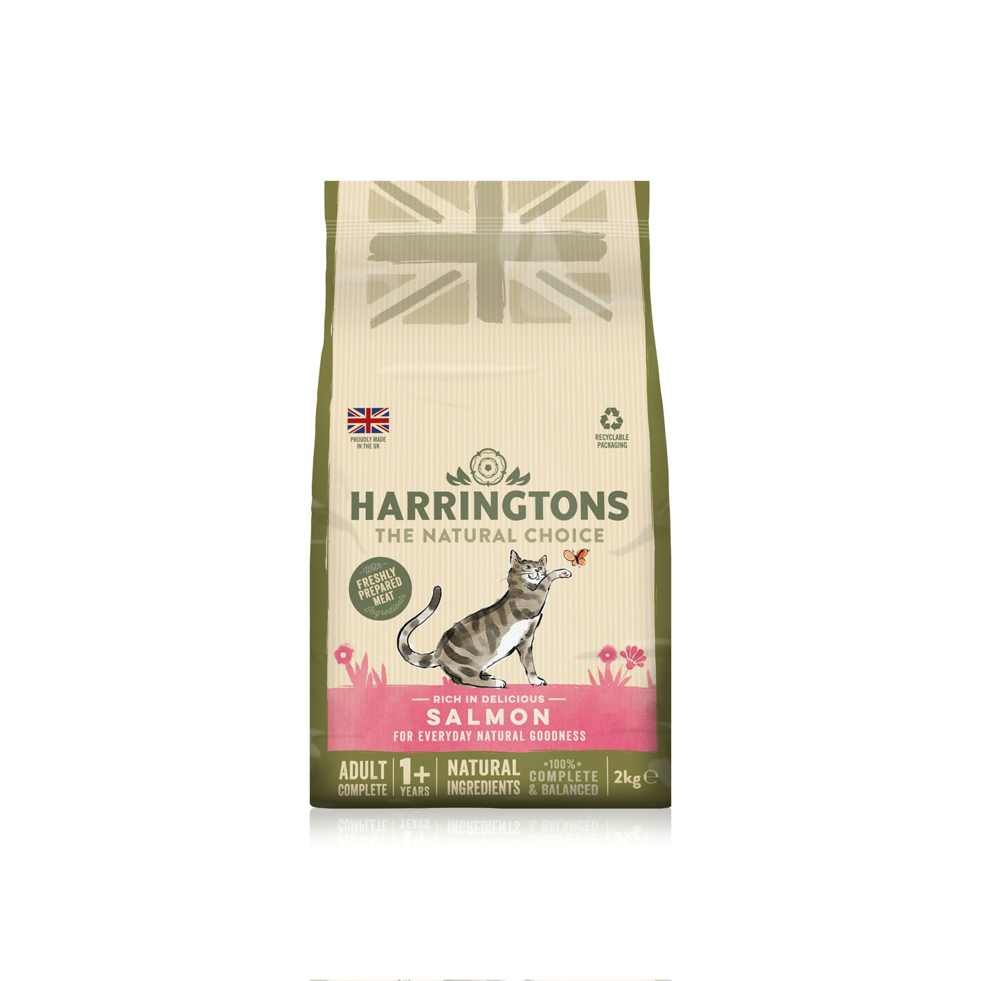 Harringtons Adult Cat Dry Food with Salmon 2kg
