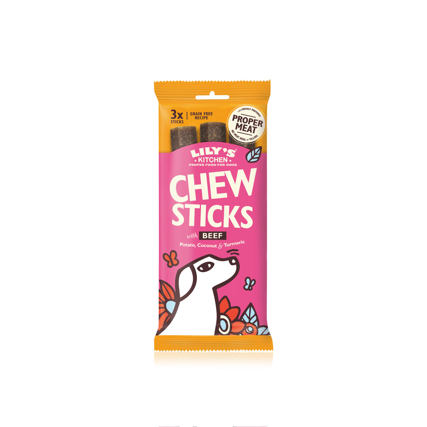 Lily's Kitchen dog chew sticks with beef 120g Spinneys UAE