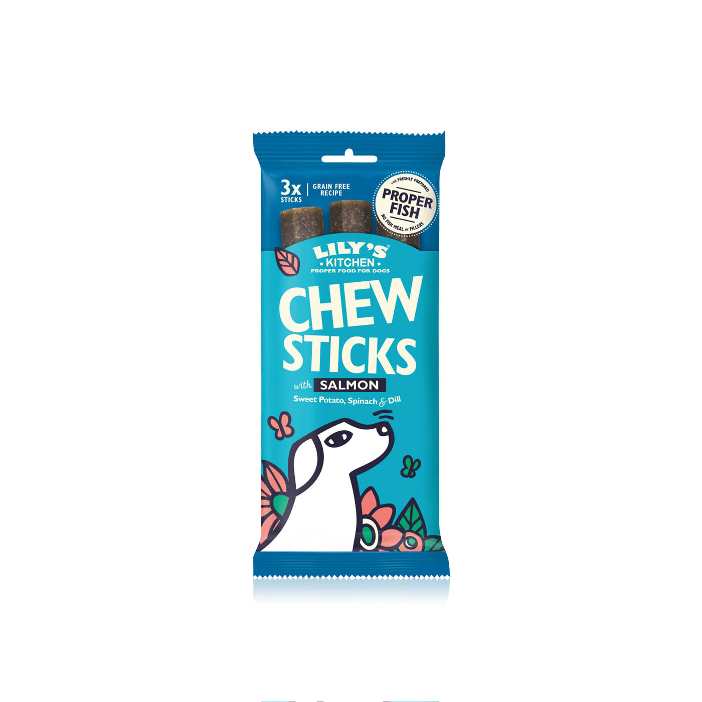Lily's Kitchen dog chew sticks with salmon 120g Spinneys UAE