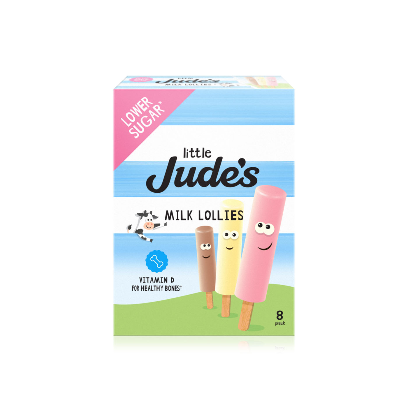 Little Jude's Milk Lollies 8 X 35Ml
