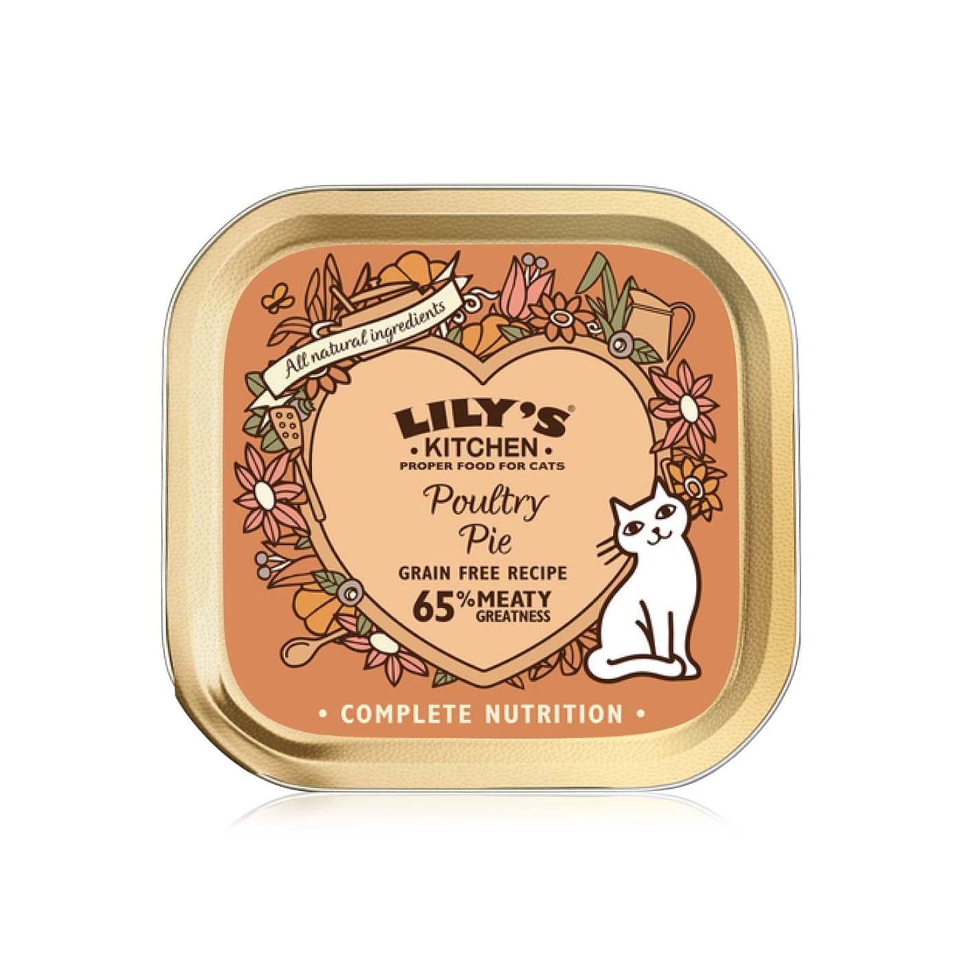 Lily's Kitchen adult cat food turkey and duck paté 85g Spinneys UAE