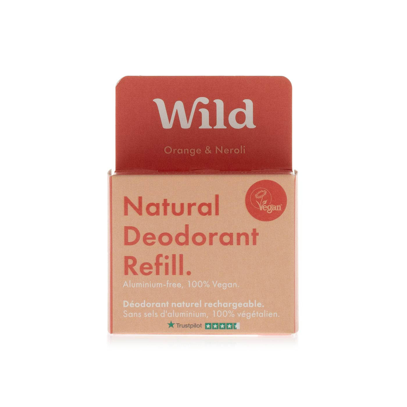 Wild Natural Wild Orange and Neroli Refill for Deodorant 40g