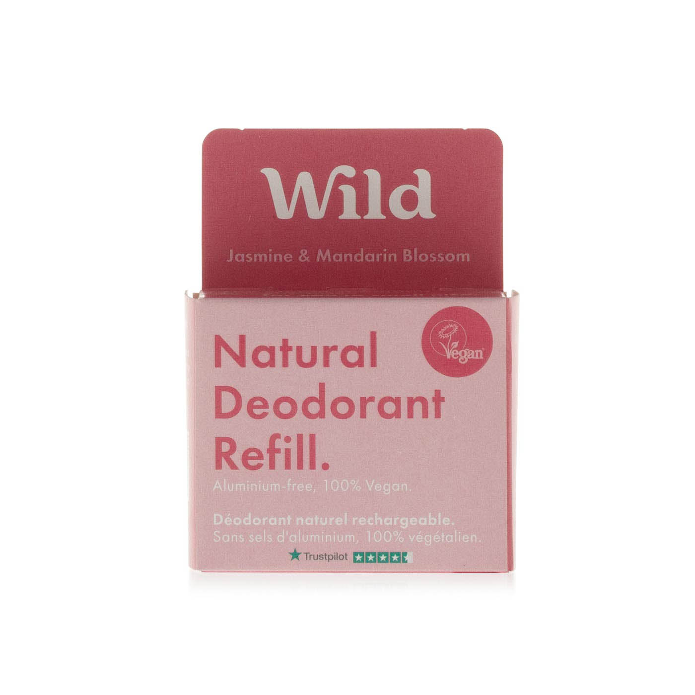Wild Natural Jasmine and Mandarin Blossom Refill for Deodorant 40g