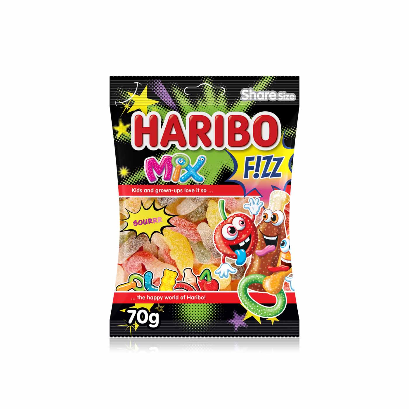 Haribo Fizz Mix 70g