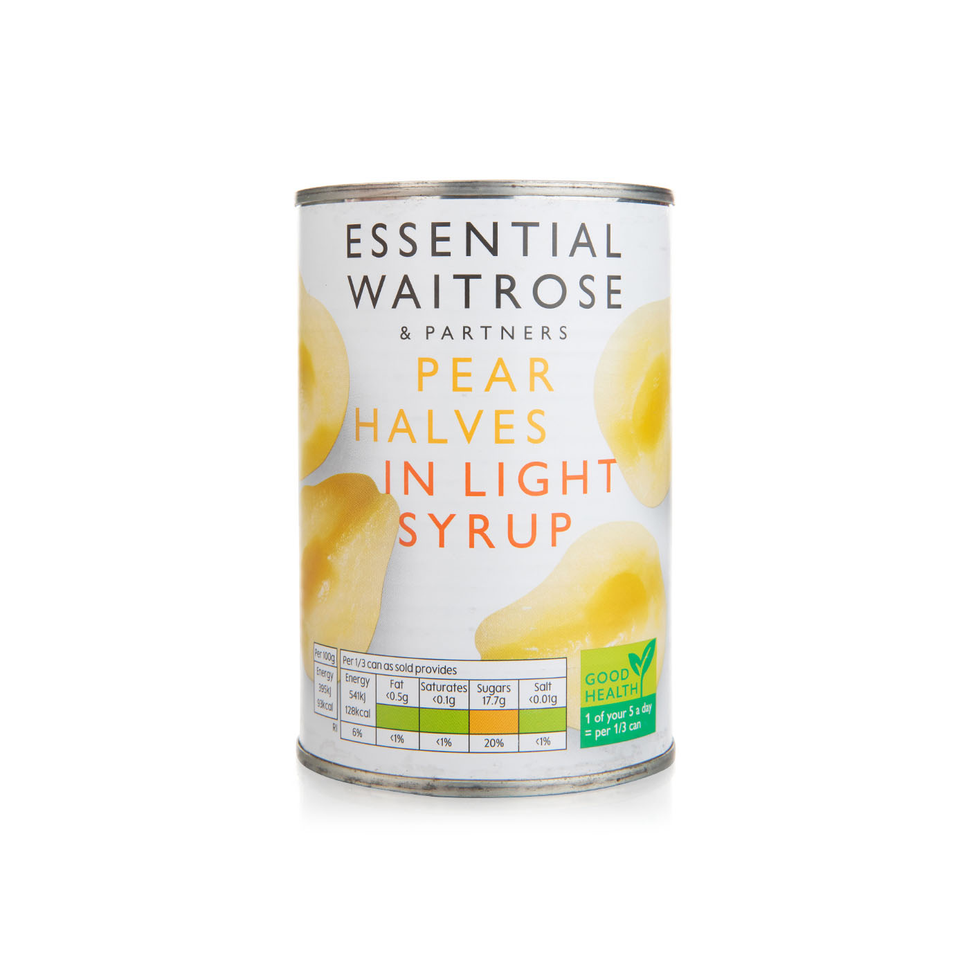 Waitrose Essential pear halves in light syrup 411g Spinneys UAE