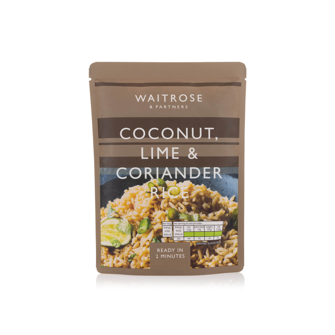 Waitrose coconut lime and coriander rice 250g Spinneys UAE