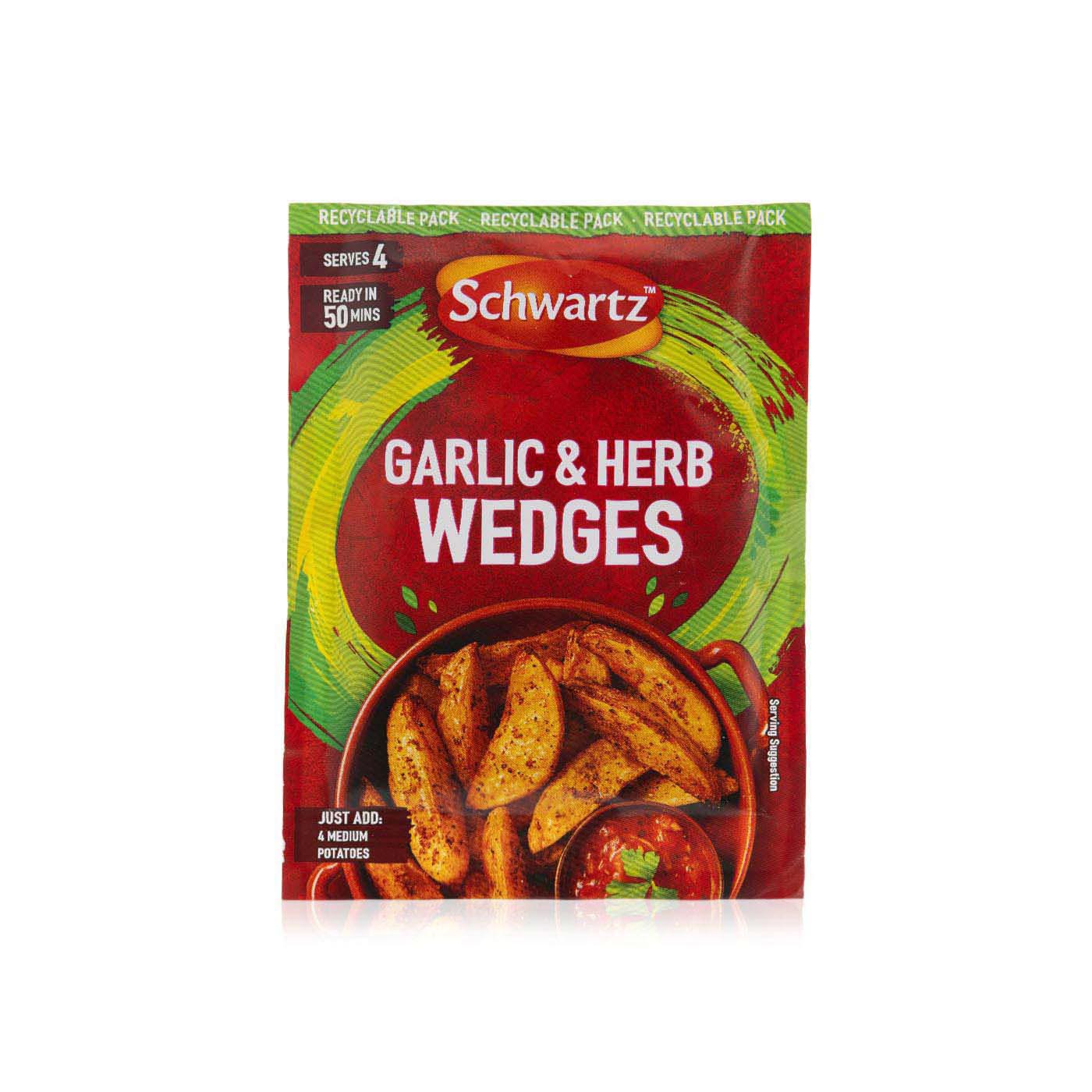 Schwartz Garlic Herb Wedges Mix 38g