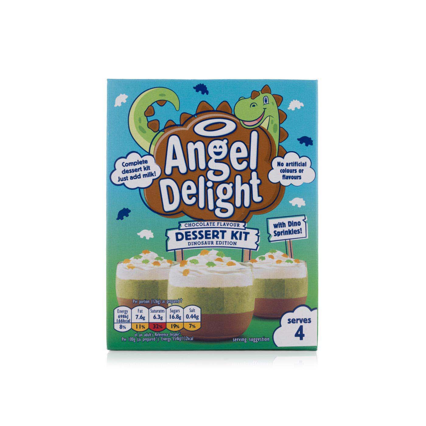 Angel Delight dinosaurs chocolate dessert kit 94g Spinneys UAE