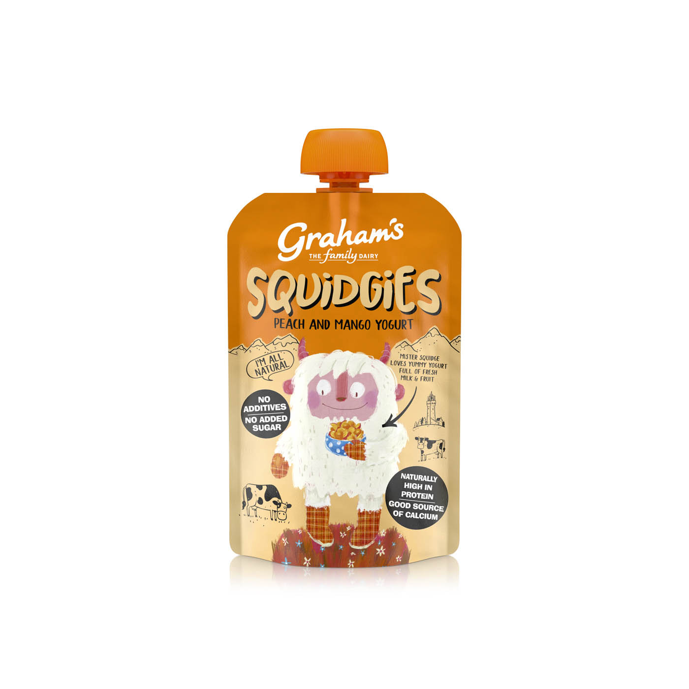 Graham's Squidgies Peach and Mango Yogurt 100g