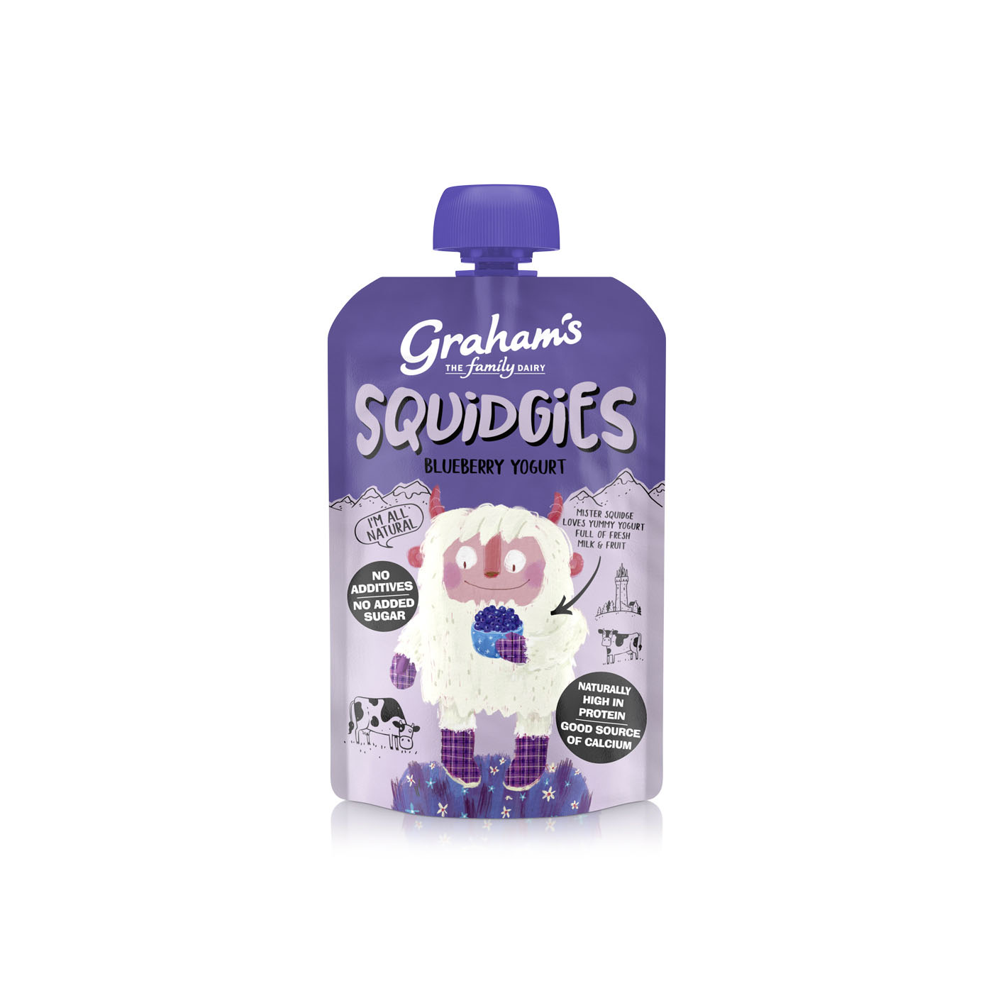 Graham's Squidgies Blueberry Yogurt 100g