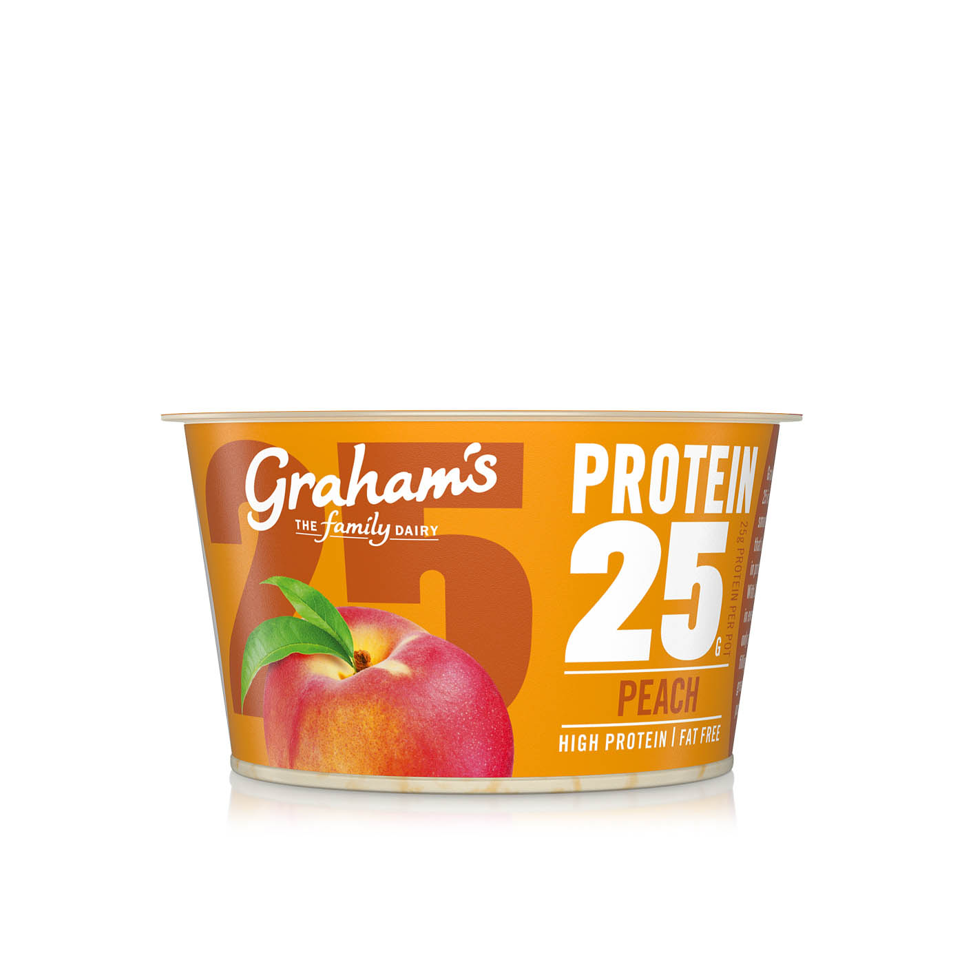 Graham's 25g Protein Peach Yoghurt Pot 200g