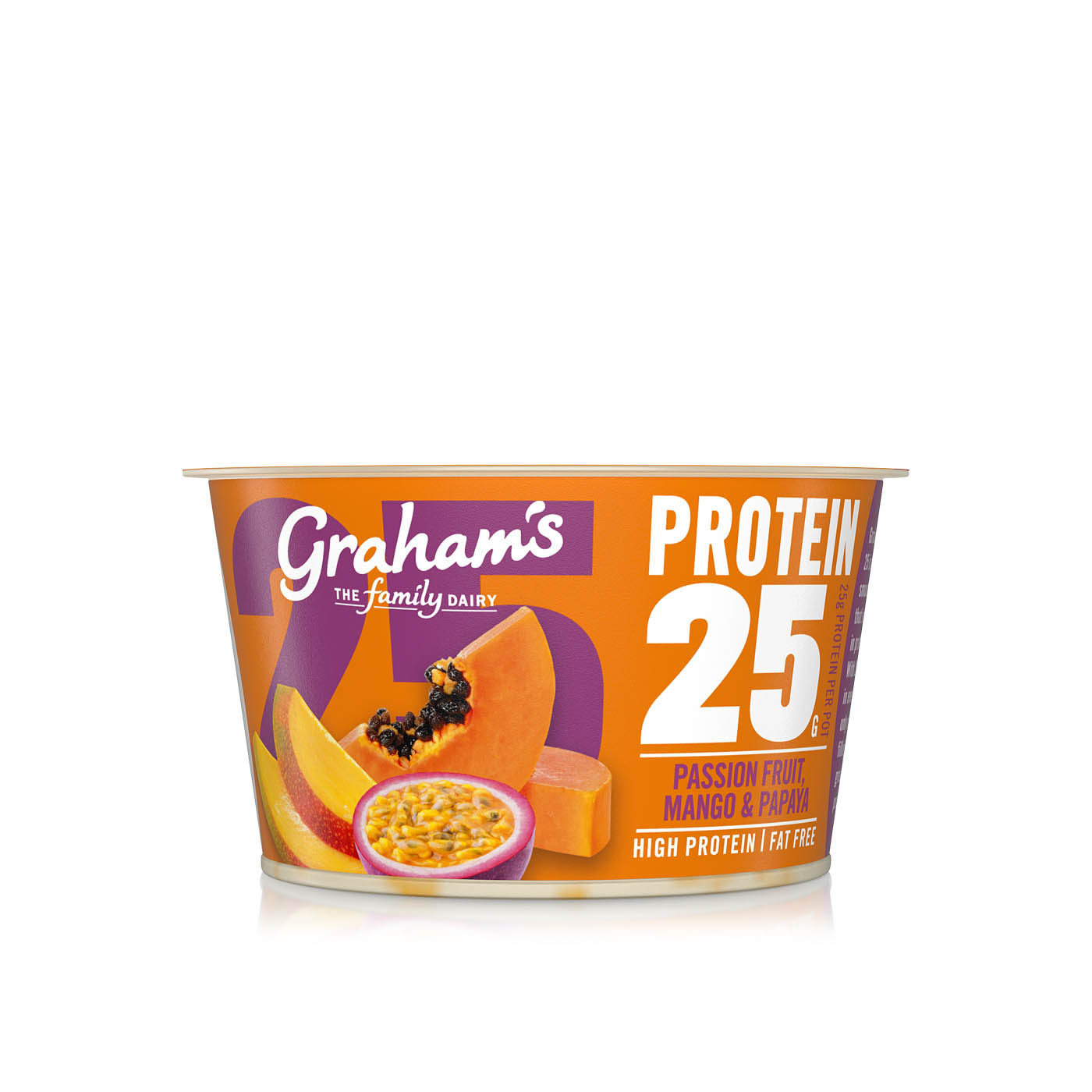 Graham's 25g Protein Passion Fruit, Mango and Papaya Yoghurt Pot 200g