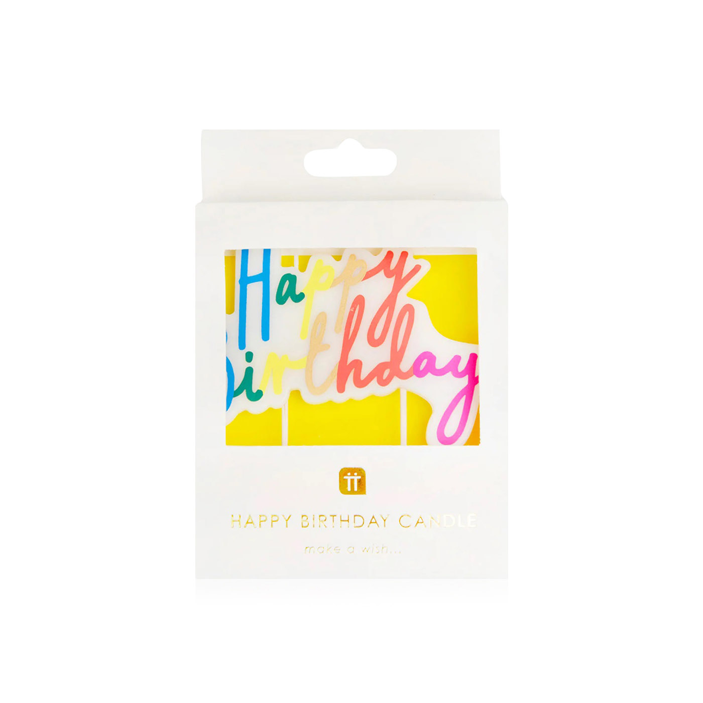 Talking Tables Rainbow Brights Happy Birthday Candles