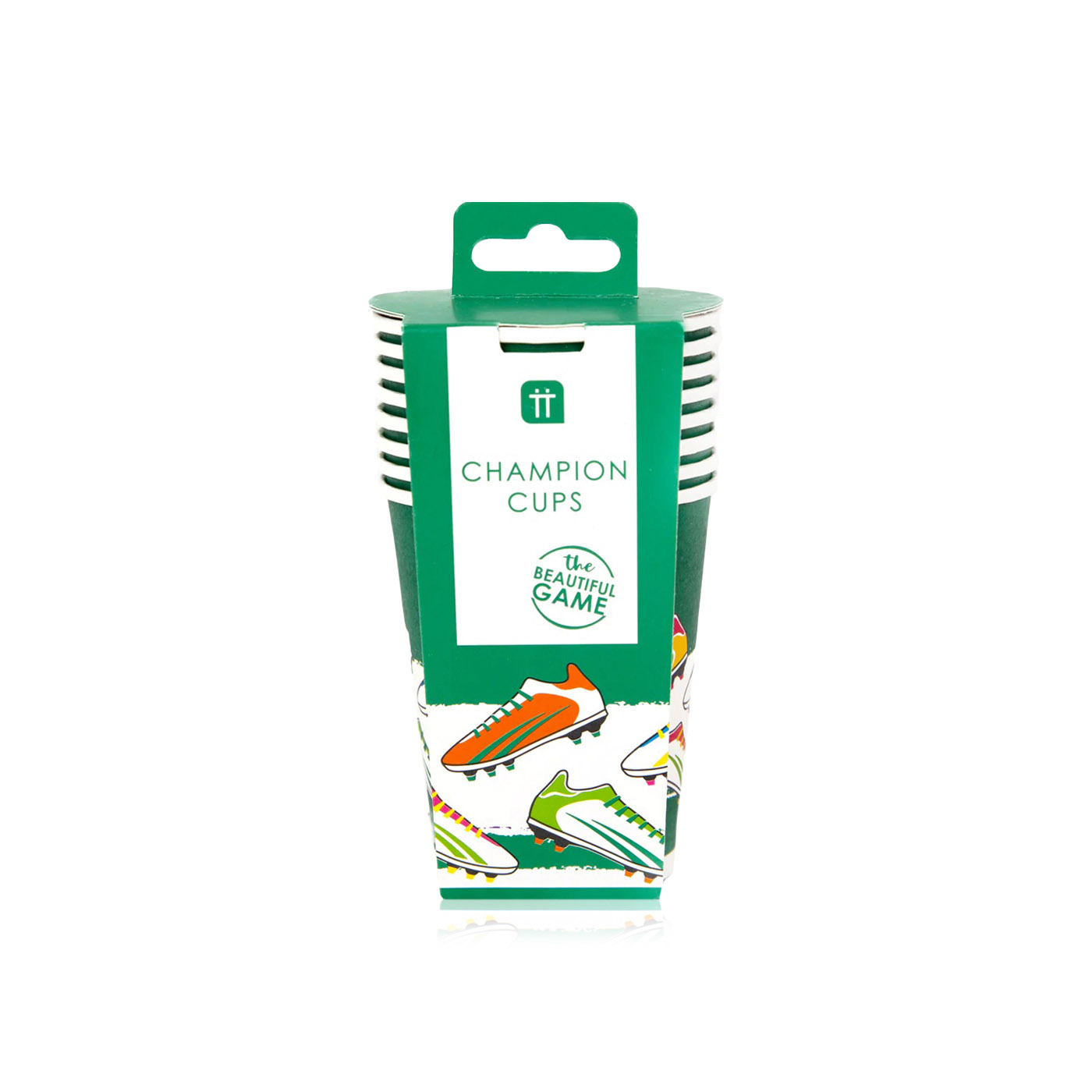 Talking Tables Recyclable Football Cups 8 Pack