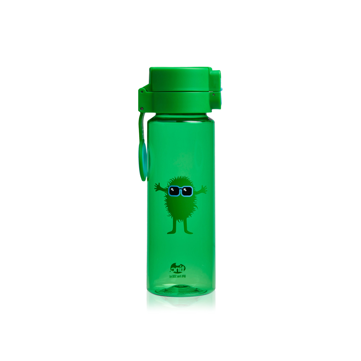 Tinc Green Flip and Clip Water Bottle