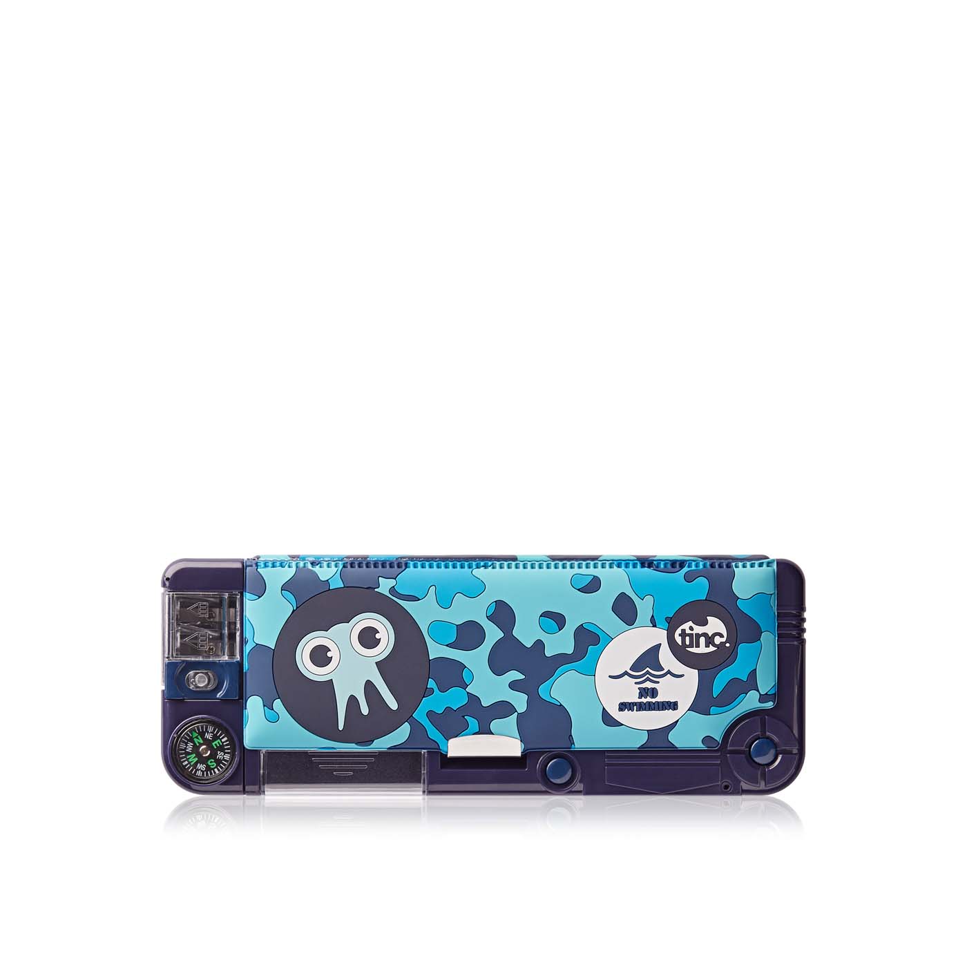 Tinc Tonkin Filled Compartment Pencil Case