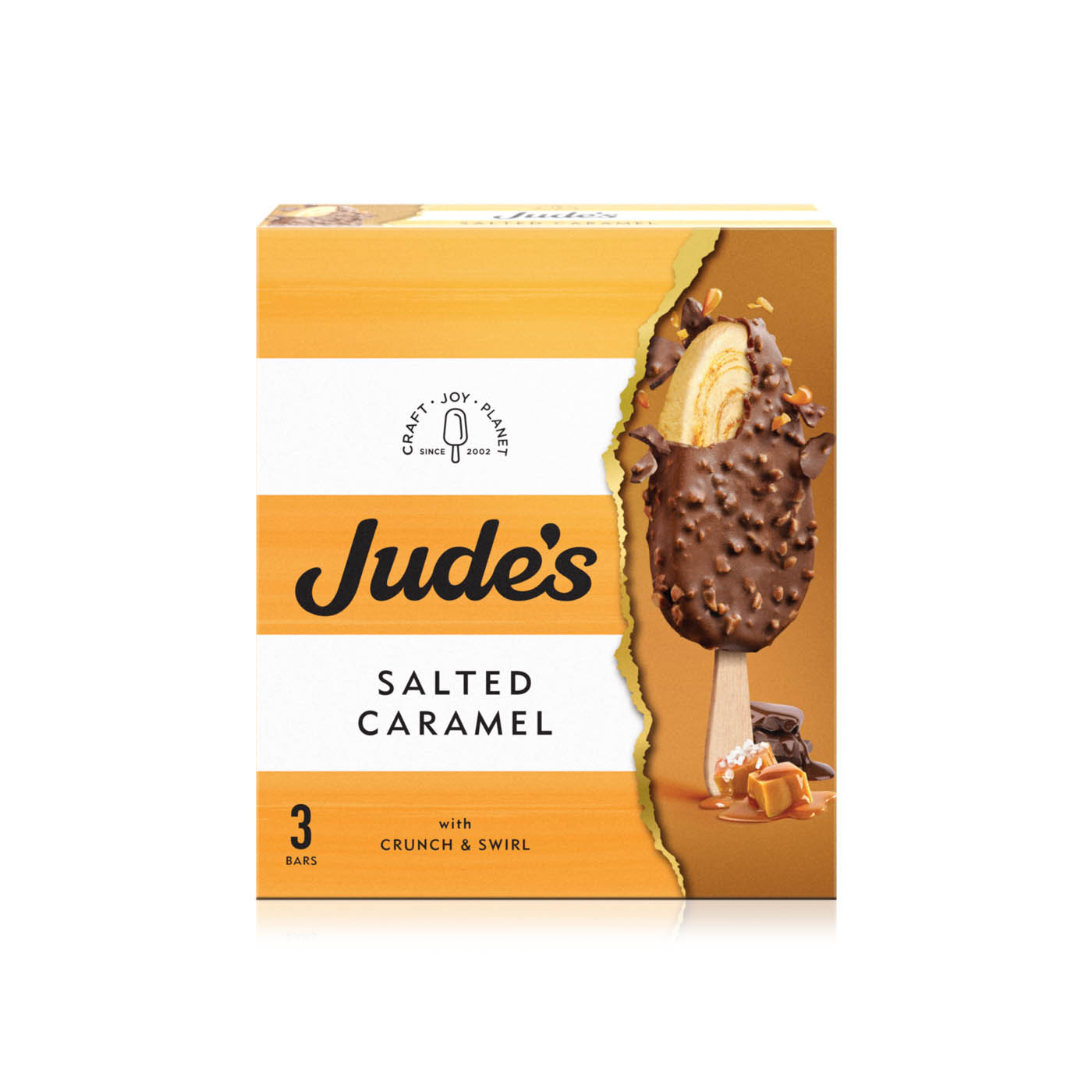 Jude's salted caramel ice cream 3x80ml Spinneys UAE