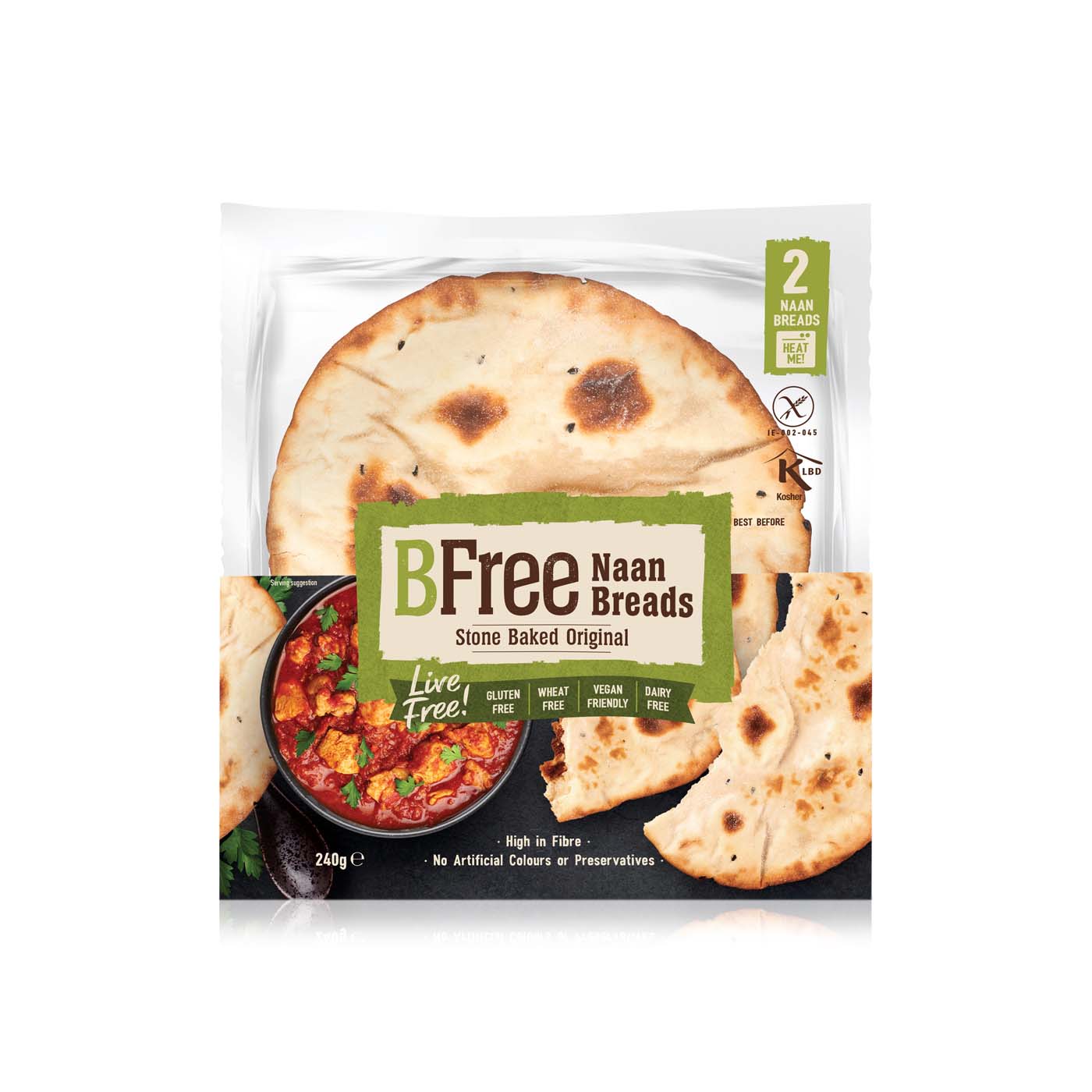 BFree Naan Breads 2s 240g - Spinneys UAE