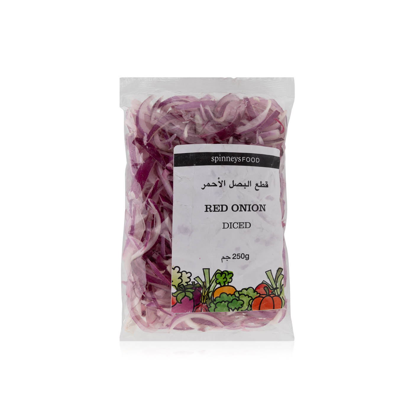 Spinneysfood Sliced Red Onion 250g