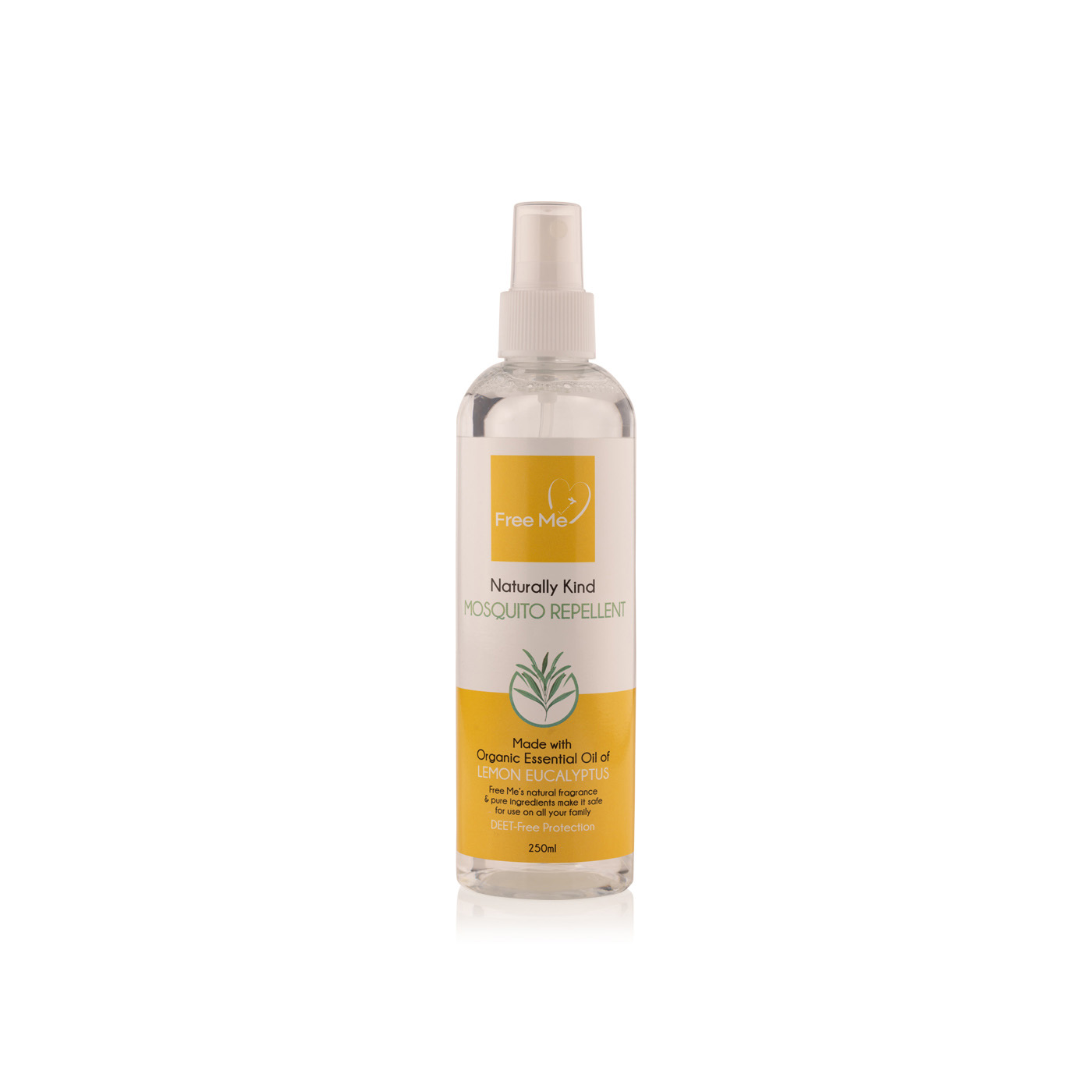 Free Me naturally kind mosquito repellent spray lemon eucalyptus 250ml
