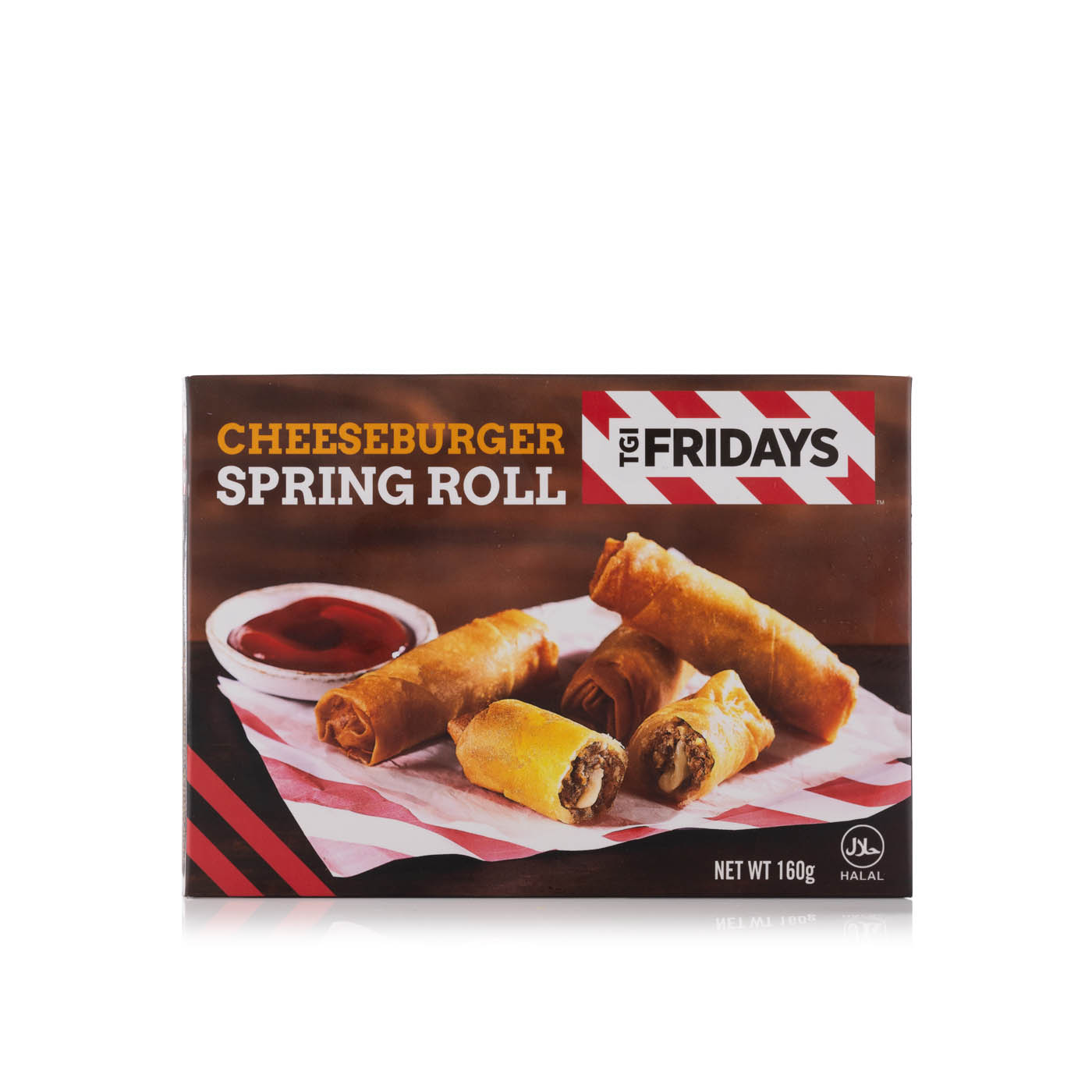 TGI Friday's Frozen Cheeseburger Spring Rolls 160G