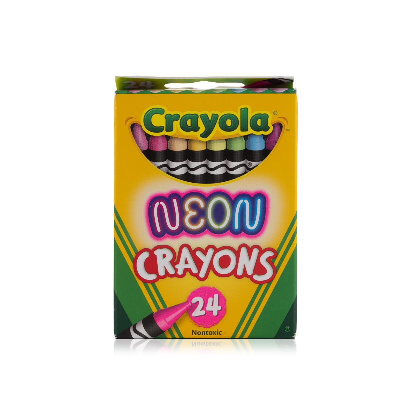 Crayola neon crayons 24 colours - Spinneys UAE