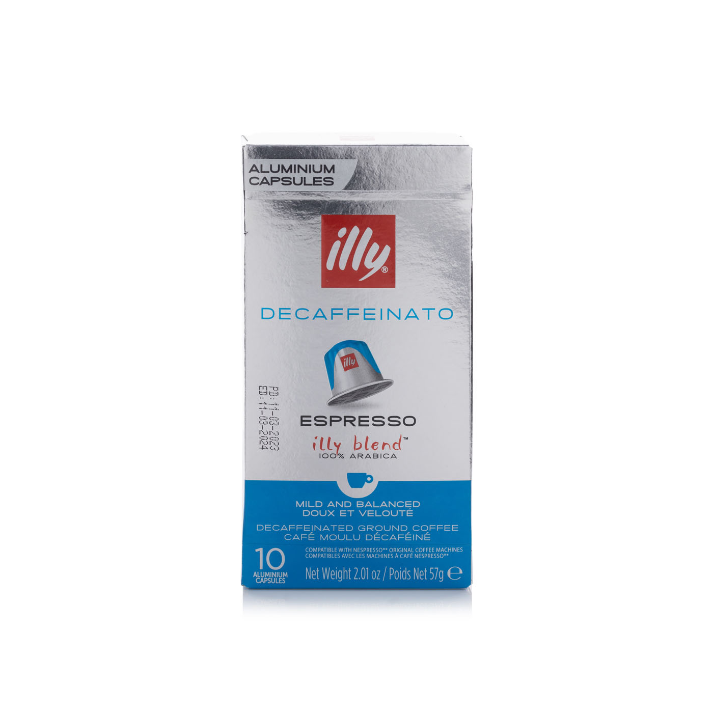 Illy Decaffeinated Espresso 10 Capsules 57g