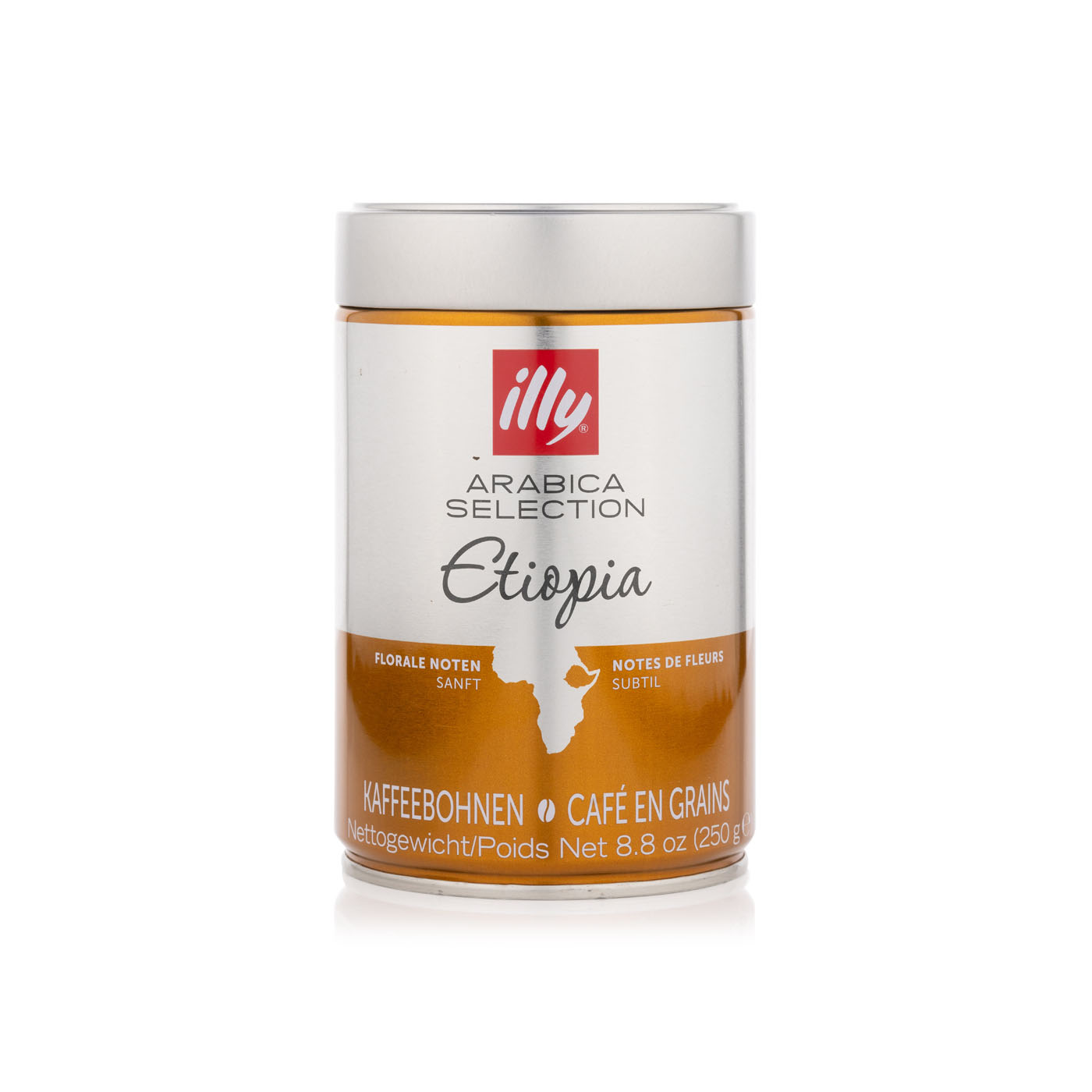 Illy Single Origin Arabica Ethiopia Coffee Beans 250g