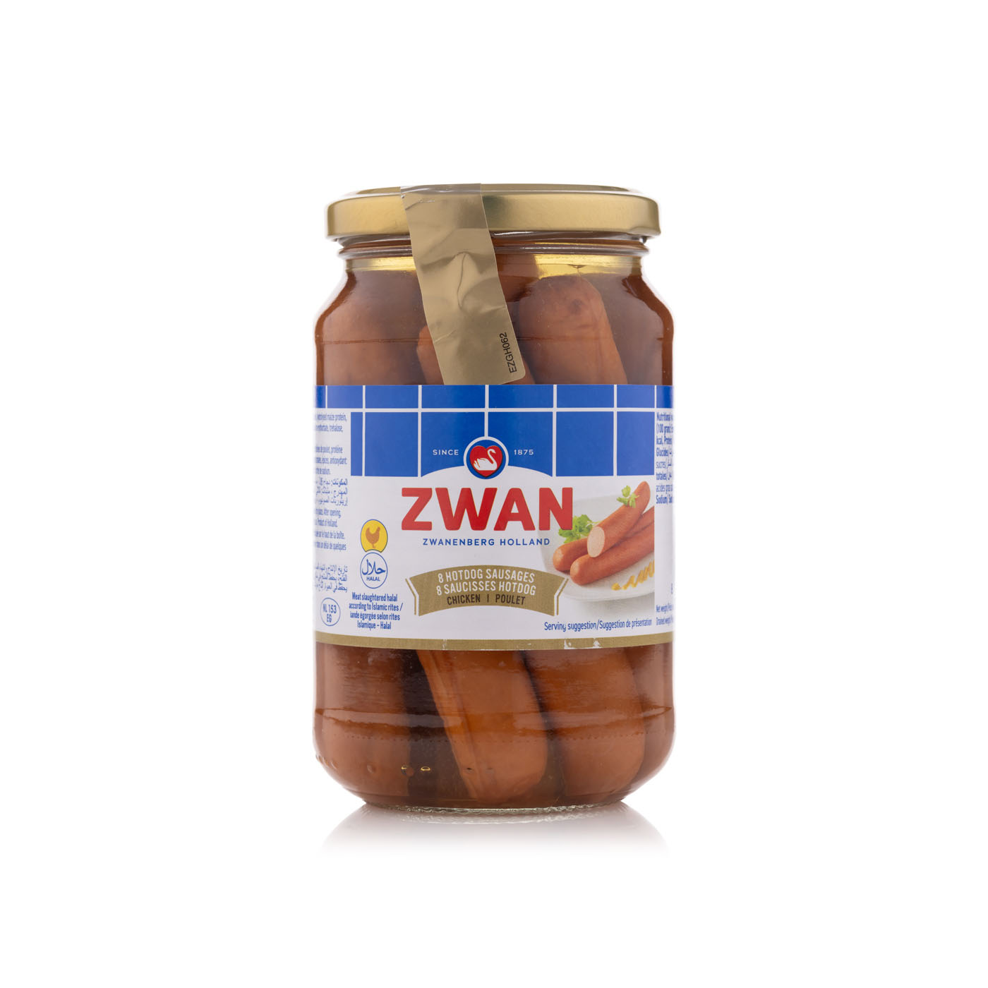 Zwan 8 Chicken Hotdogs 270g