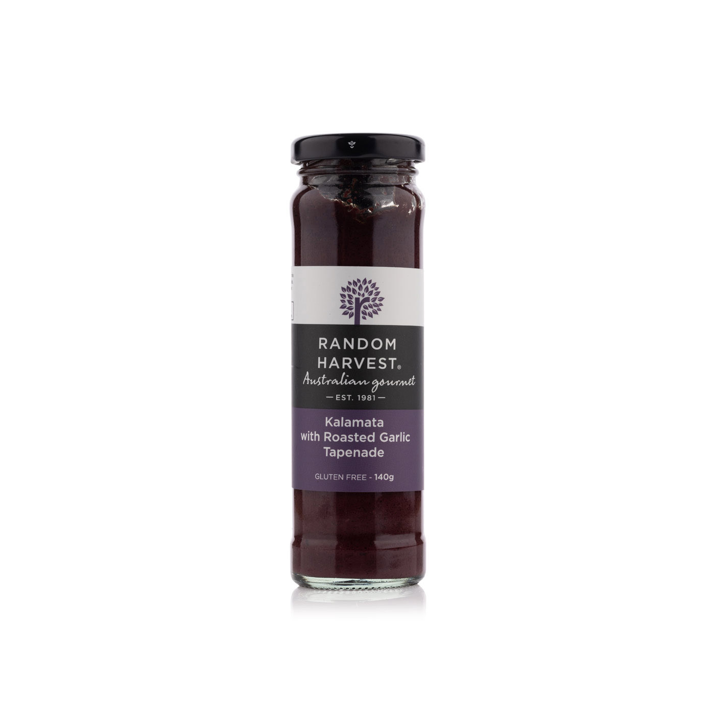 Random Harvest Kalamata with Roasted Garlic Tapenade 140g