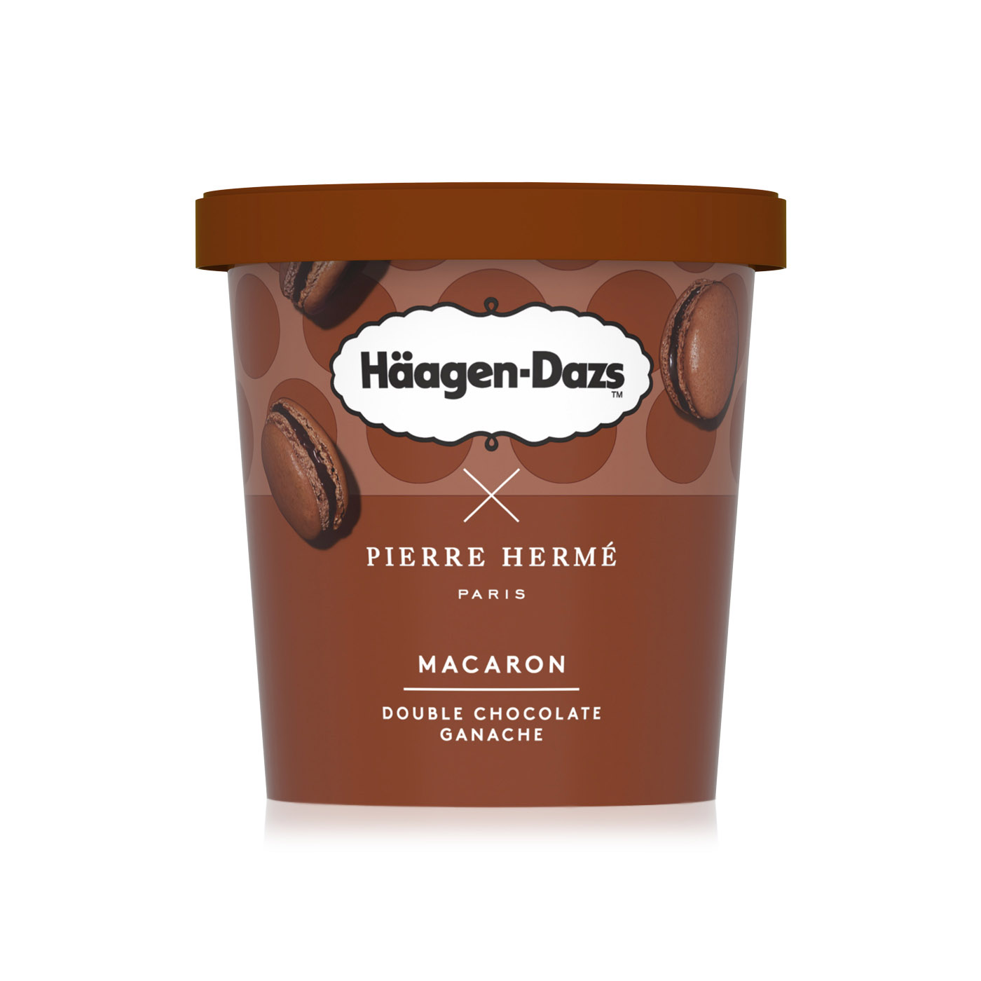 HŠagen-Dazs Macaron Double Chocolate Ganache Ice Cream 420Ml