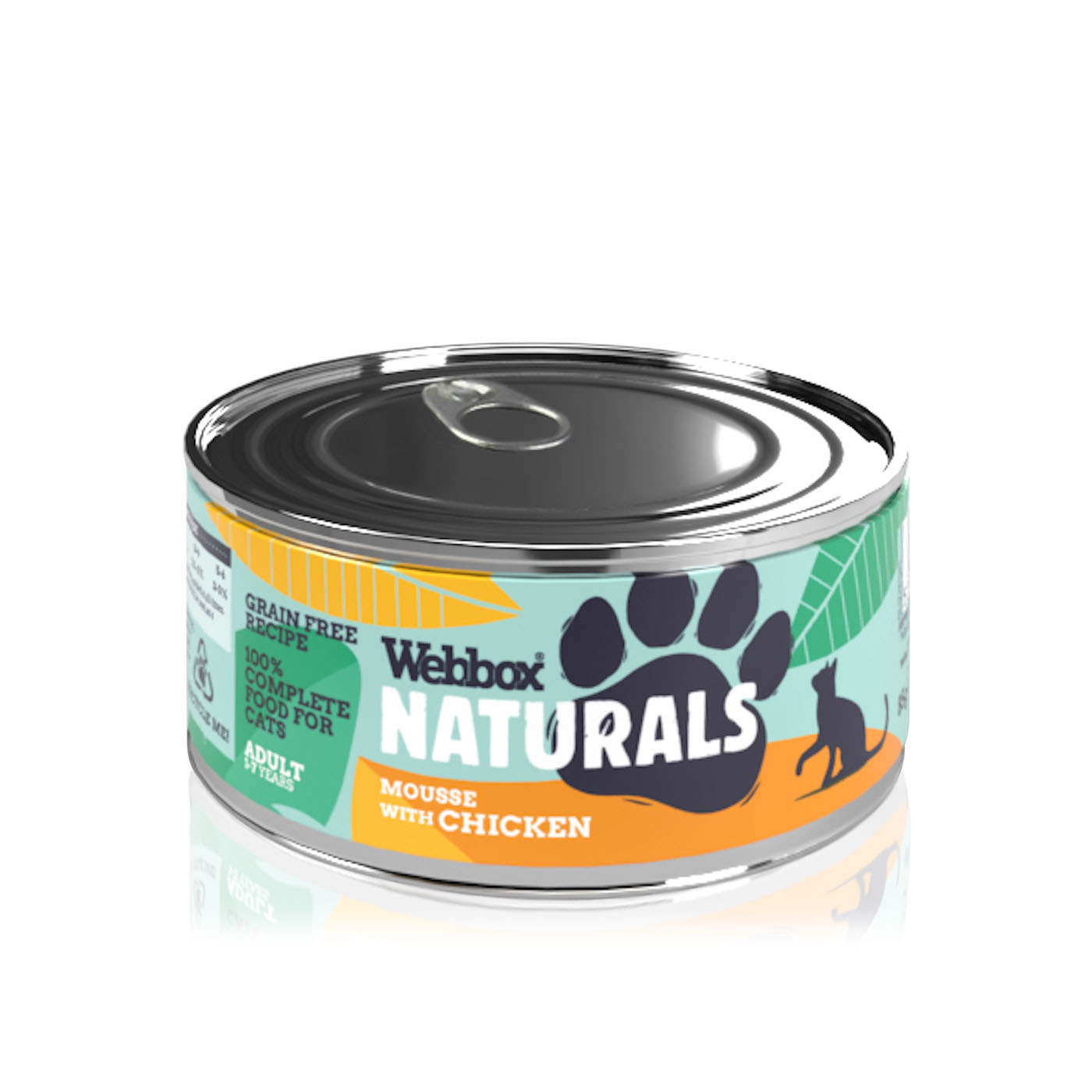 Webbox Premium Natural Chicken Mousse Cat Food 85g