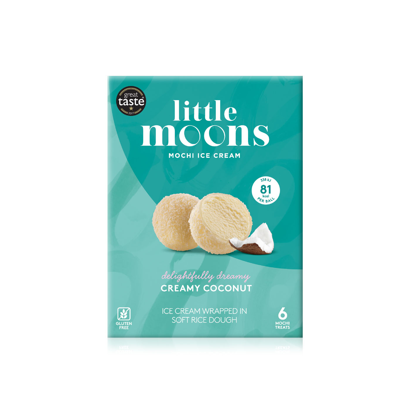 Little Moons Creamy Coconut Mochi Ice Cream 6 X 32G