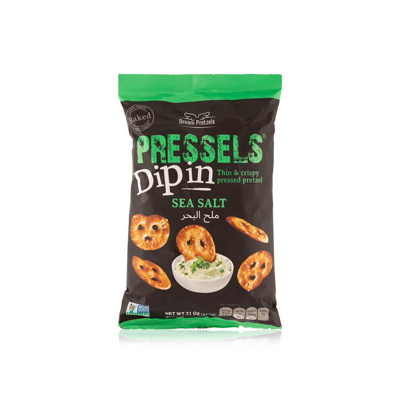 Dream Pretzels Sea Salt Dip in Pressels 230g