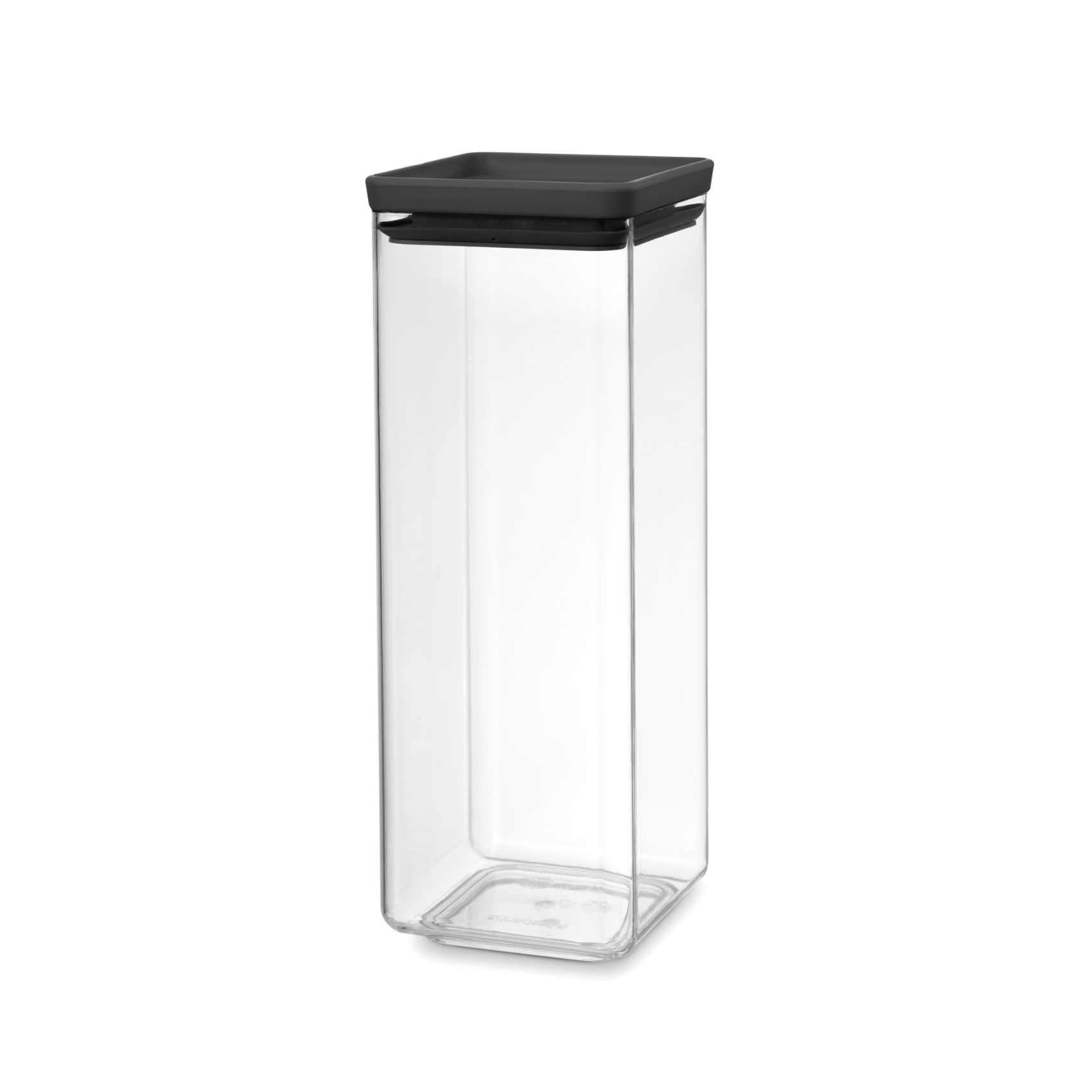 Brabantia Tasty Square Canister Dark Grey 2.5 litre