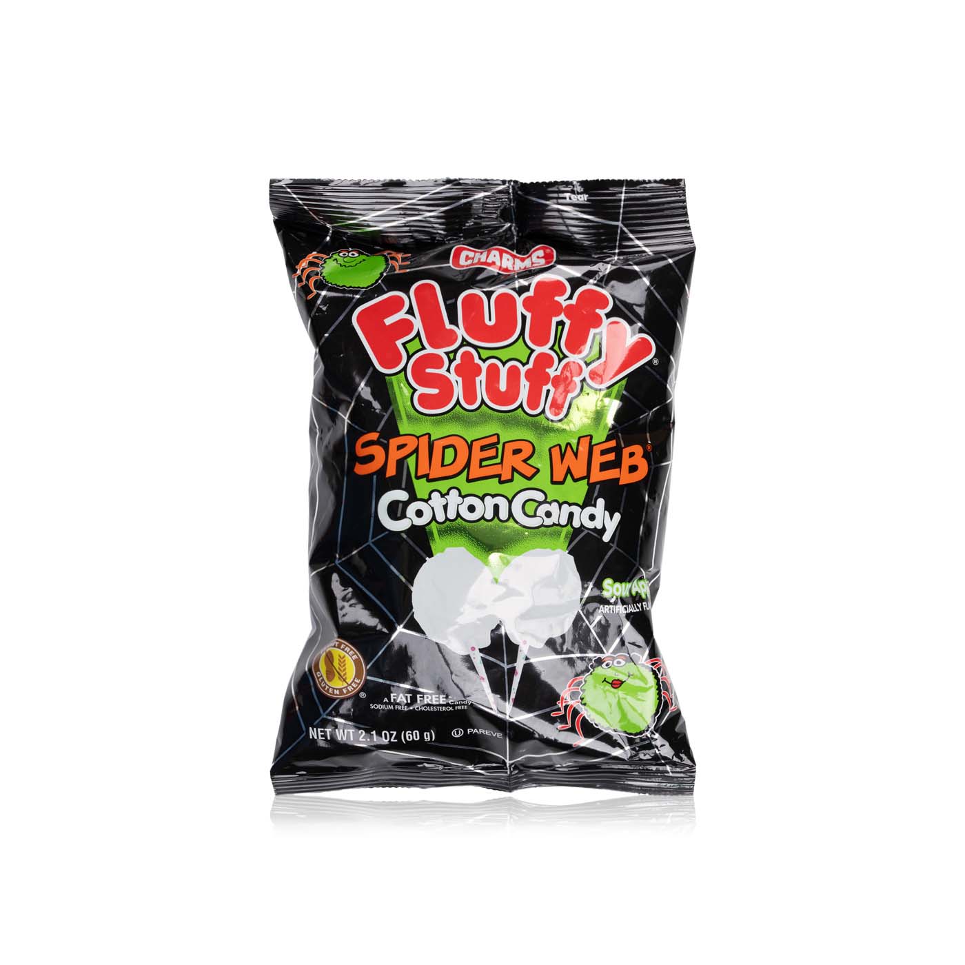 Charms Fluffy Stuff Spider Web Cotton Candy 59g Spinneys Uae