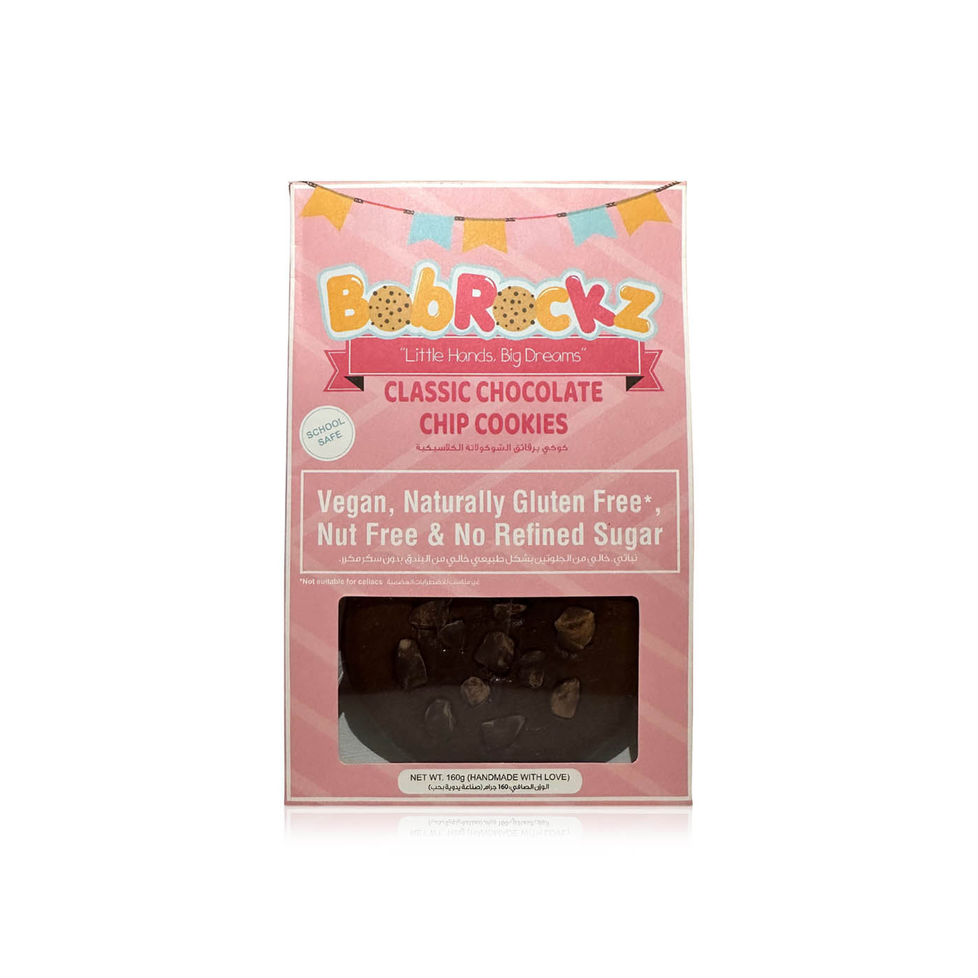 Bobrockz Classic Chocolate Chip Cookies 40g