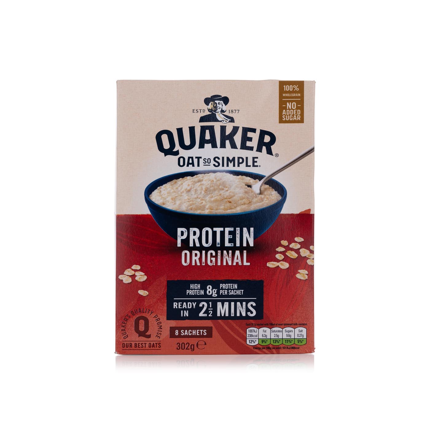 Quaker Protein Oat So Simple Original Porridge 38g