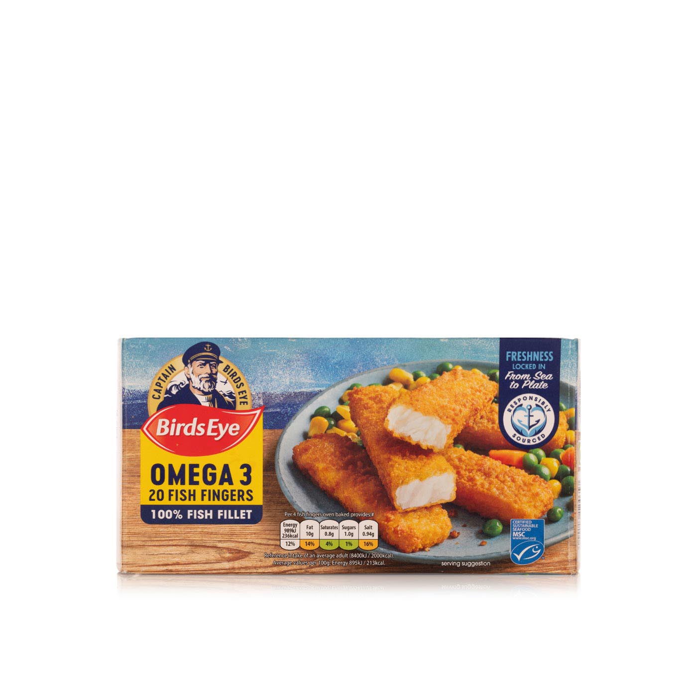 Birds Eye 20 omega 3 fish fingers 560ml Spinneys UAE