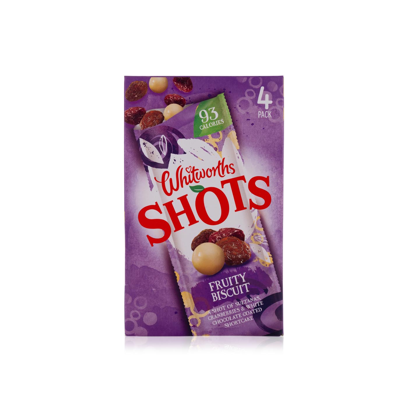 Whitworths Shots Fruity Biscuit 4 x 100g