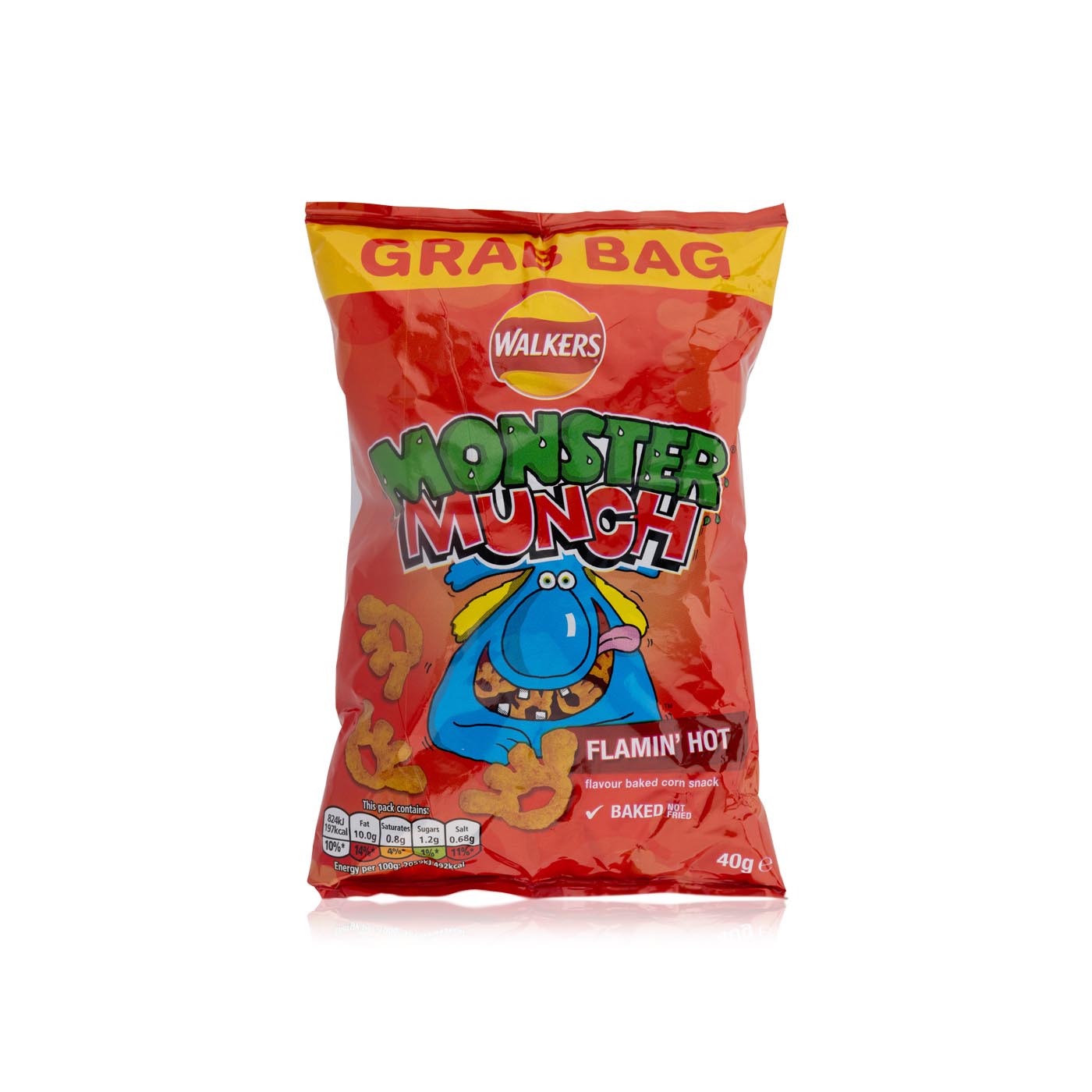 Walkers Monster Munch Flaming Hot 40g