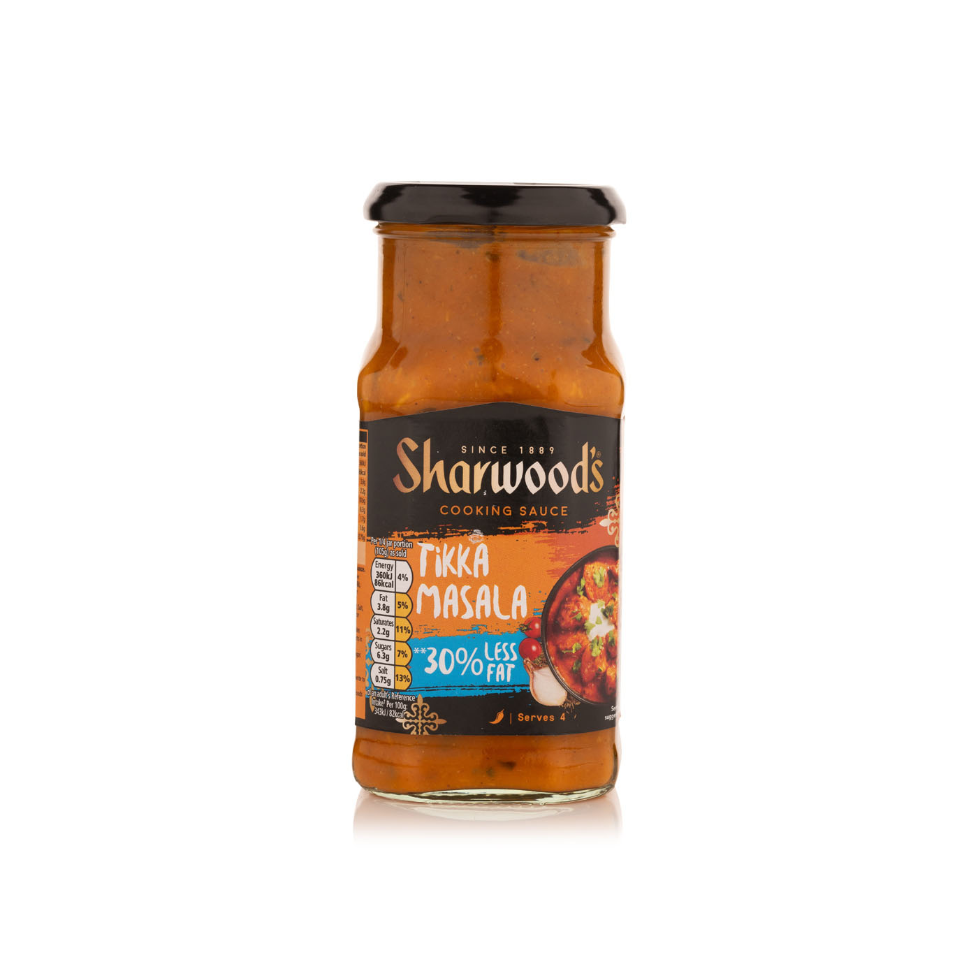 Sharwoods Tikka Masala 30% Less Fat Cooking Sauce 420g