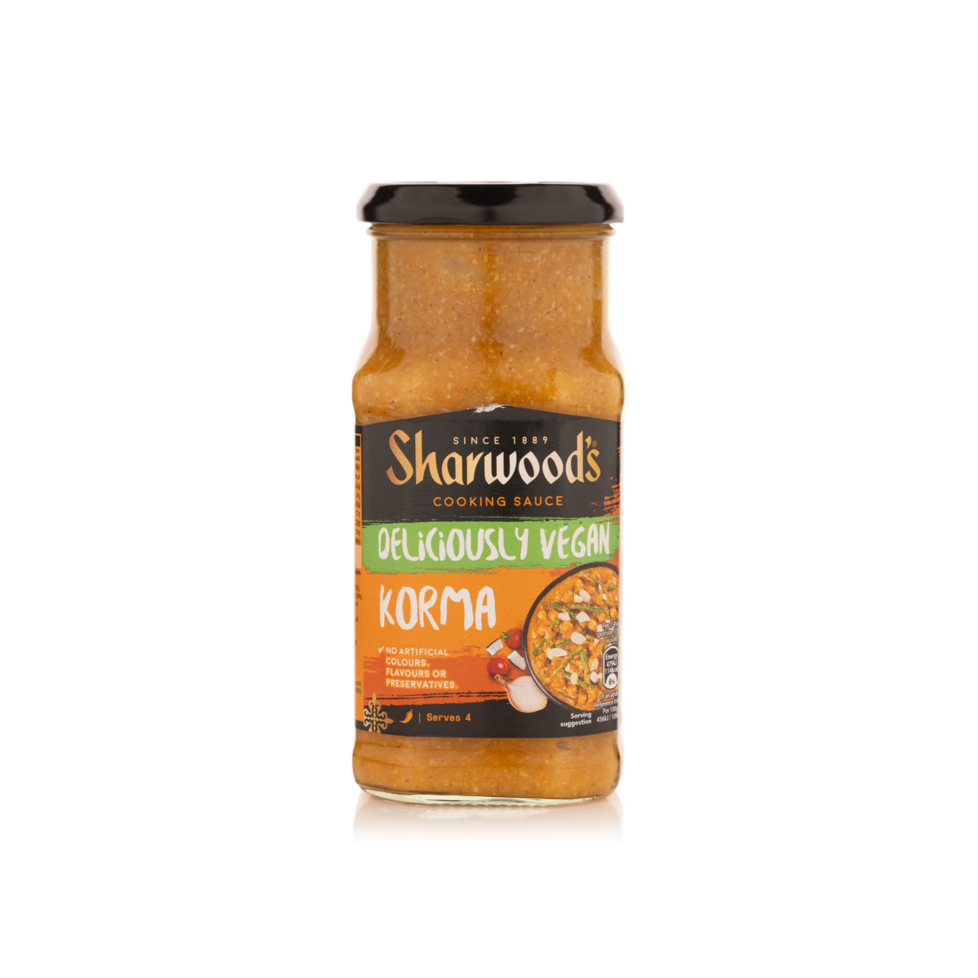 Sharwoods Vegan Korma Sauce 420g