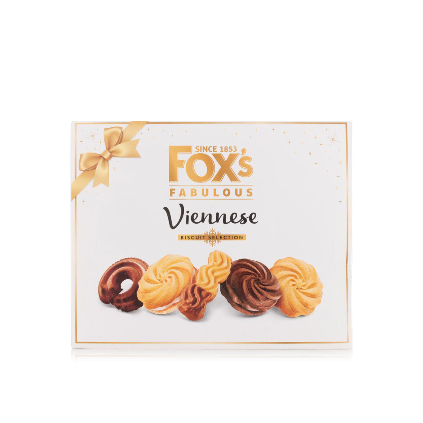 Fox's Fabulous Viennese Biscuit Selection 350G, Dipped Finger Chocolate Viennese Cream Viennese Milk Vanilla Cream Viennese Swirl Curl Perfect